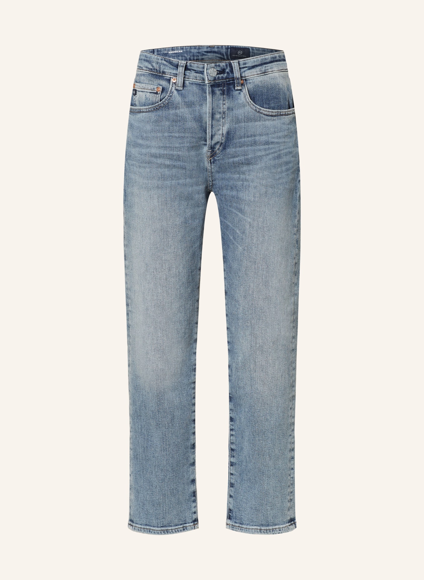 AG Jeans 7/8 jeans AMERICAN, Color: LTMOUS LIGHT BLUE (Image 1)