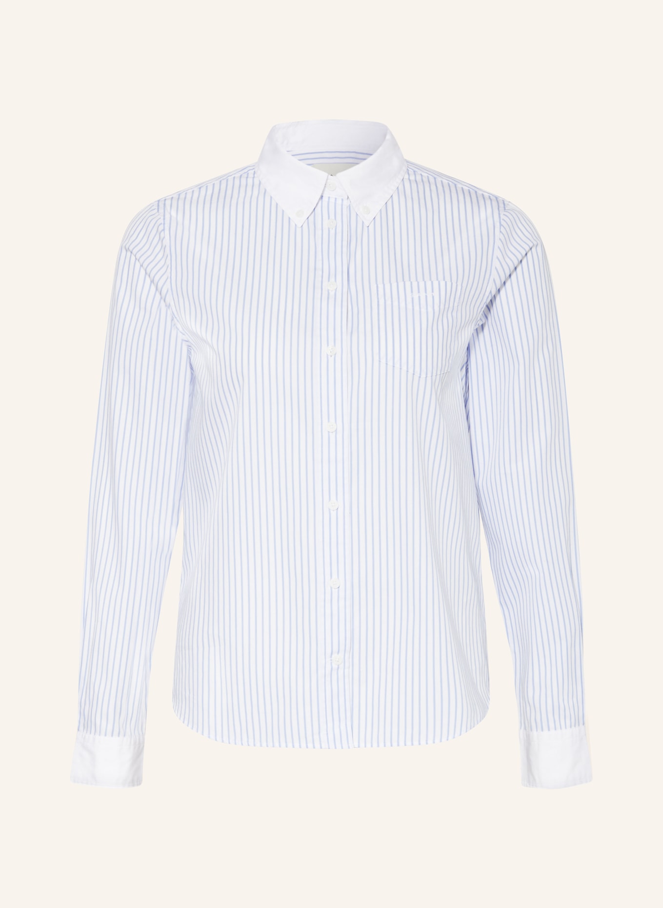 GANT Shirt blouse, Color: WHITE/ LIGHT BLUE (Image 1)