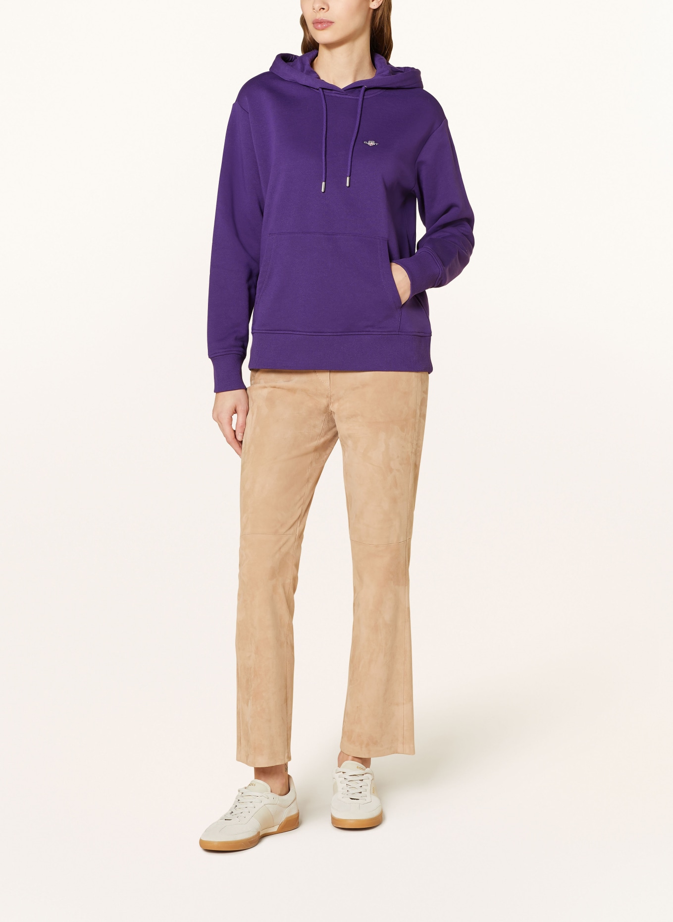 GANT Hoodie, Color: DARK PURPLE (Image 2)