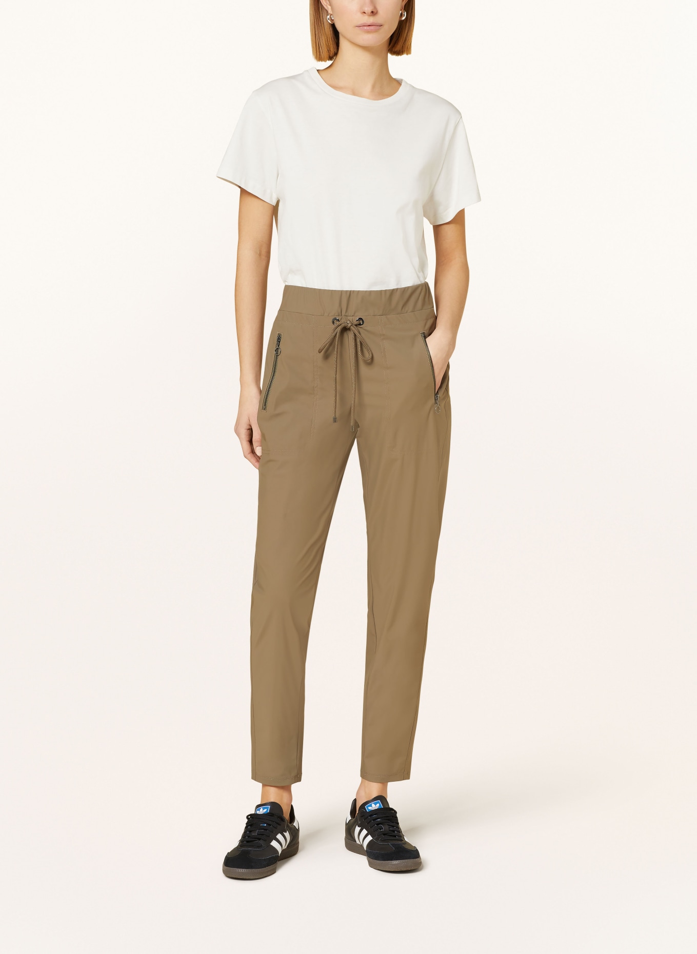MAC Trousers EASY in jogger style, Color: OLIVE (Image 2)