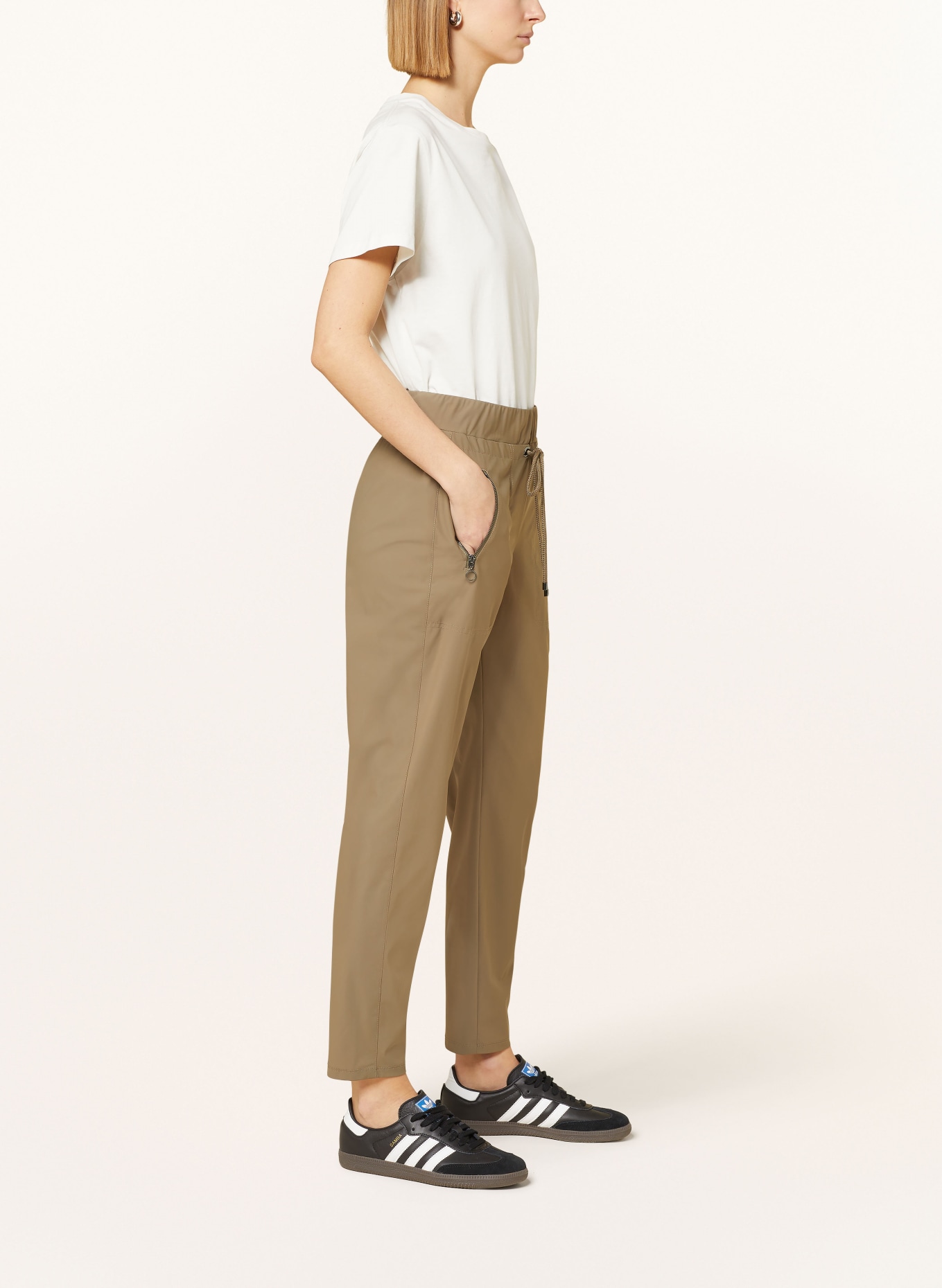MAC Trousers EASY in jogger style, Color: OLIVE (Image 4)