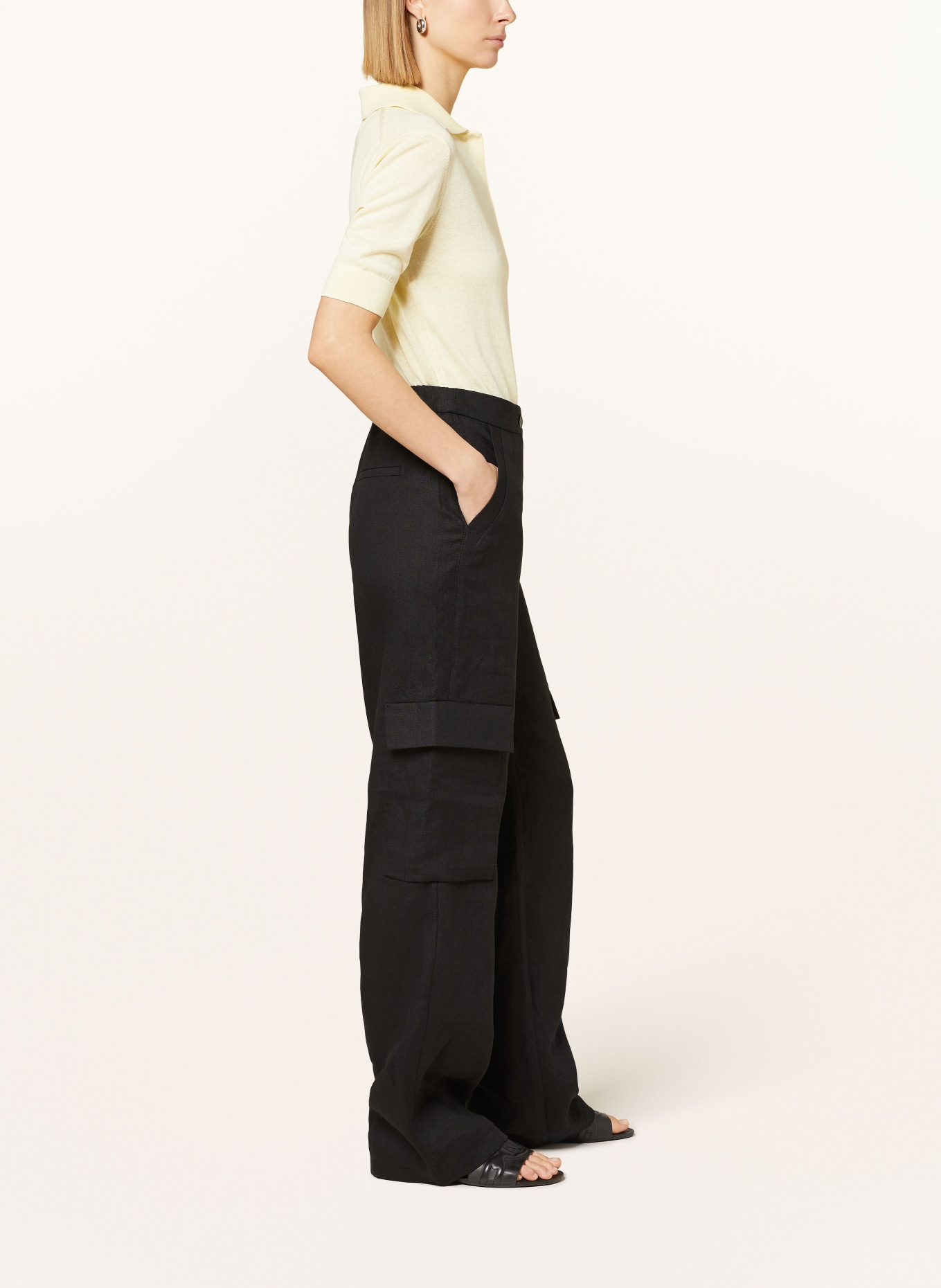 MAC Cargo pants CHIARA: BLACK