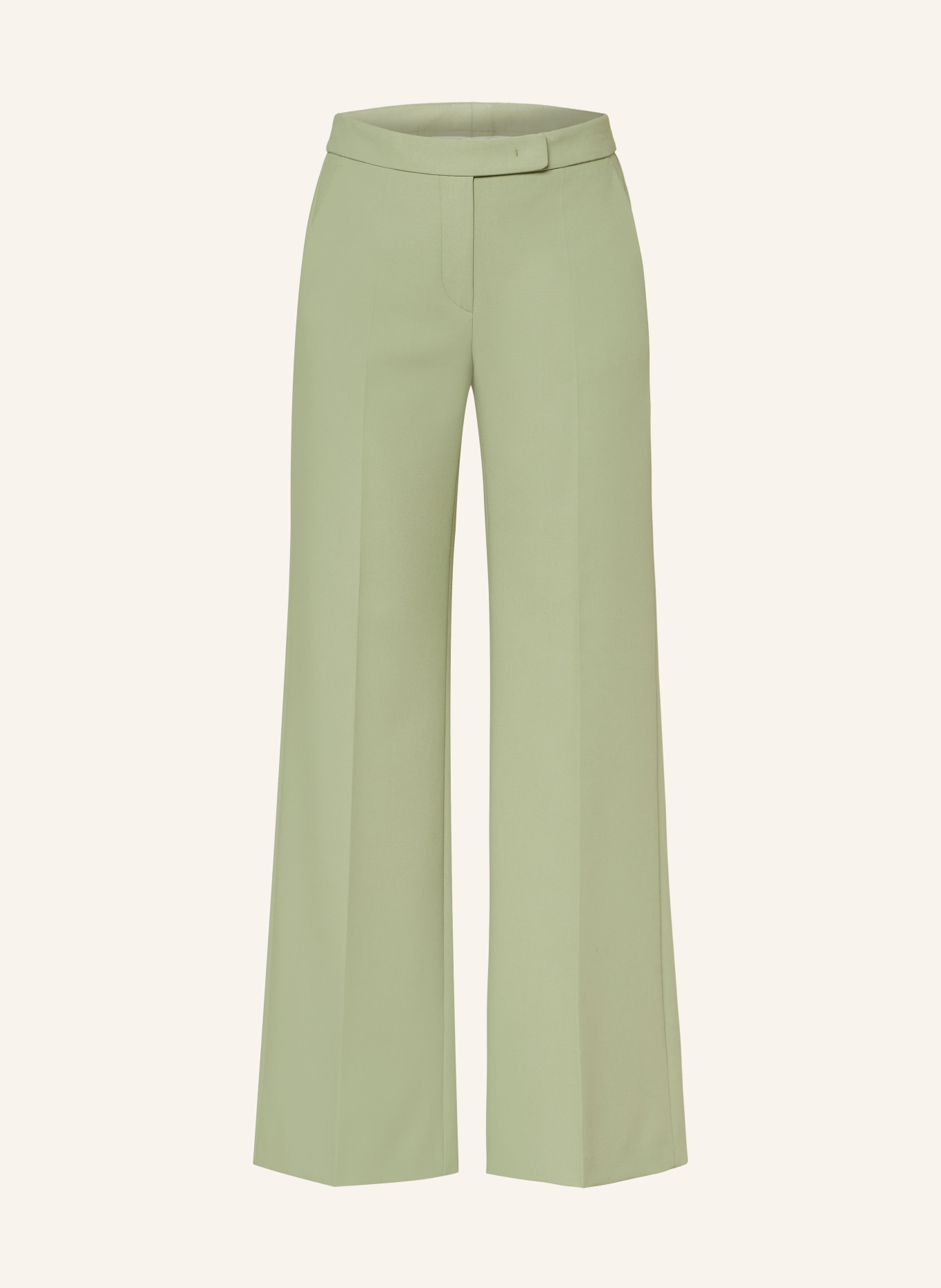 windsor. Wide leg trousers, Color: LIGHT GREEN (Image 1)