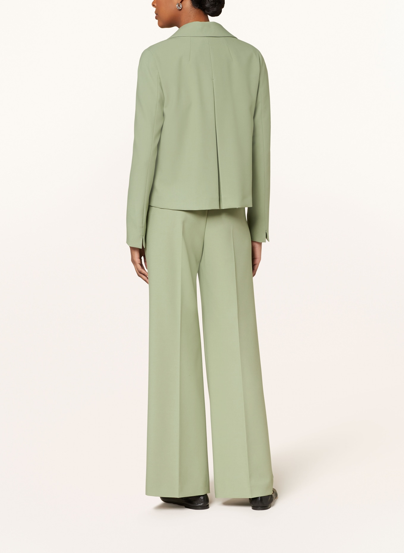 windsor. Wide leg trousers, Color: LIGHT GREEN (Image 3)