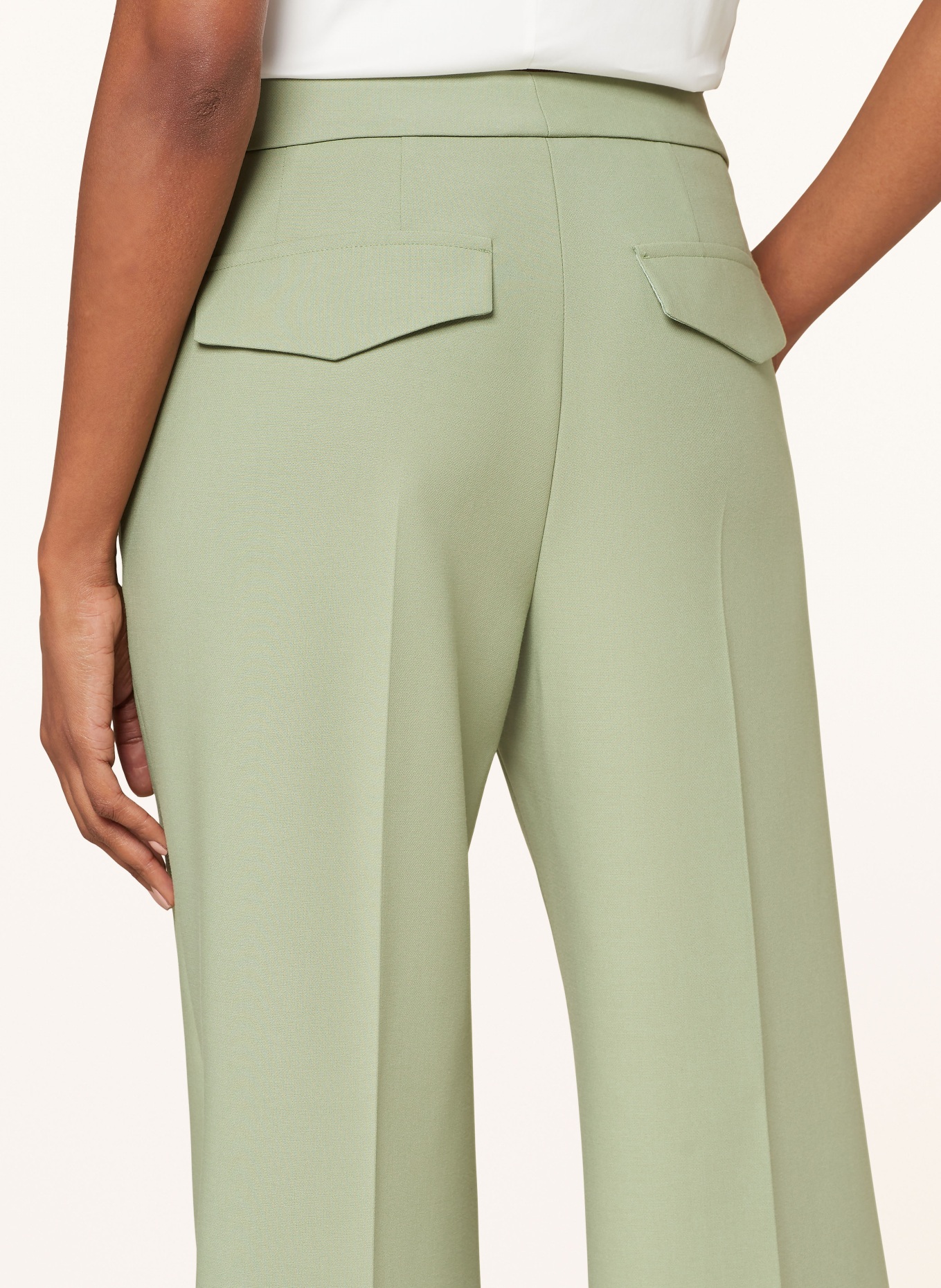 windsor. Wide leg trousers, Color: LIGHT GREEN (Image 5)