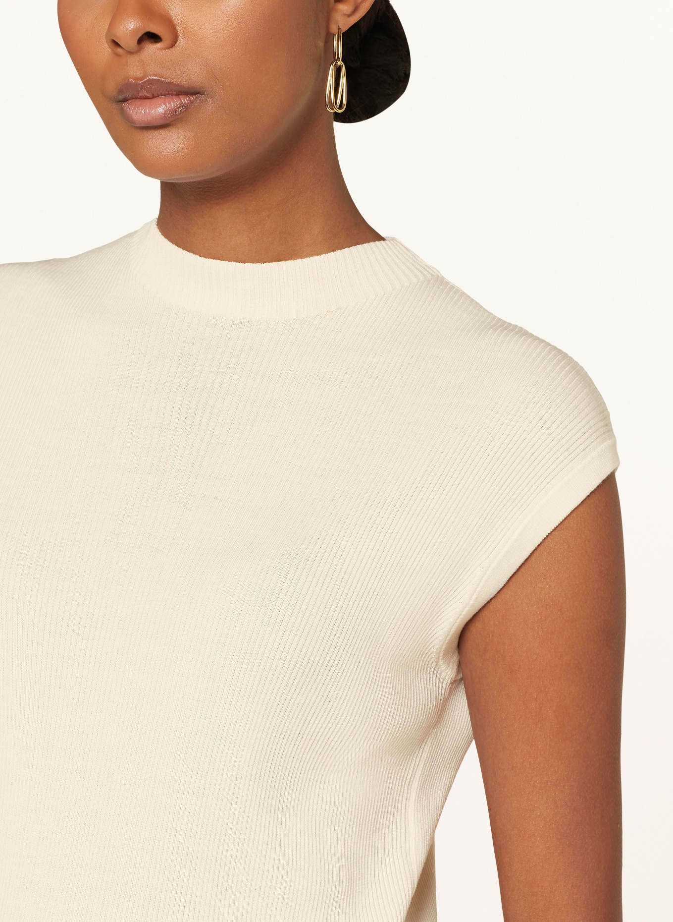 windsor. Knit top made of silk, Color: CREAM (Image 4)