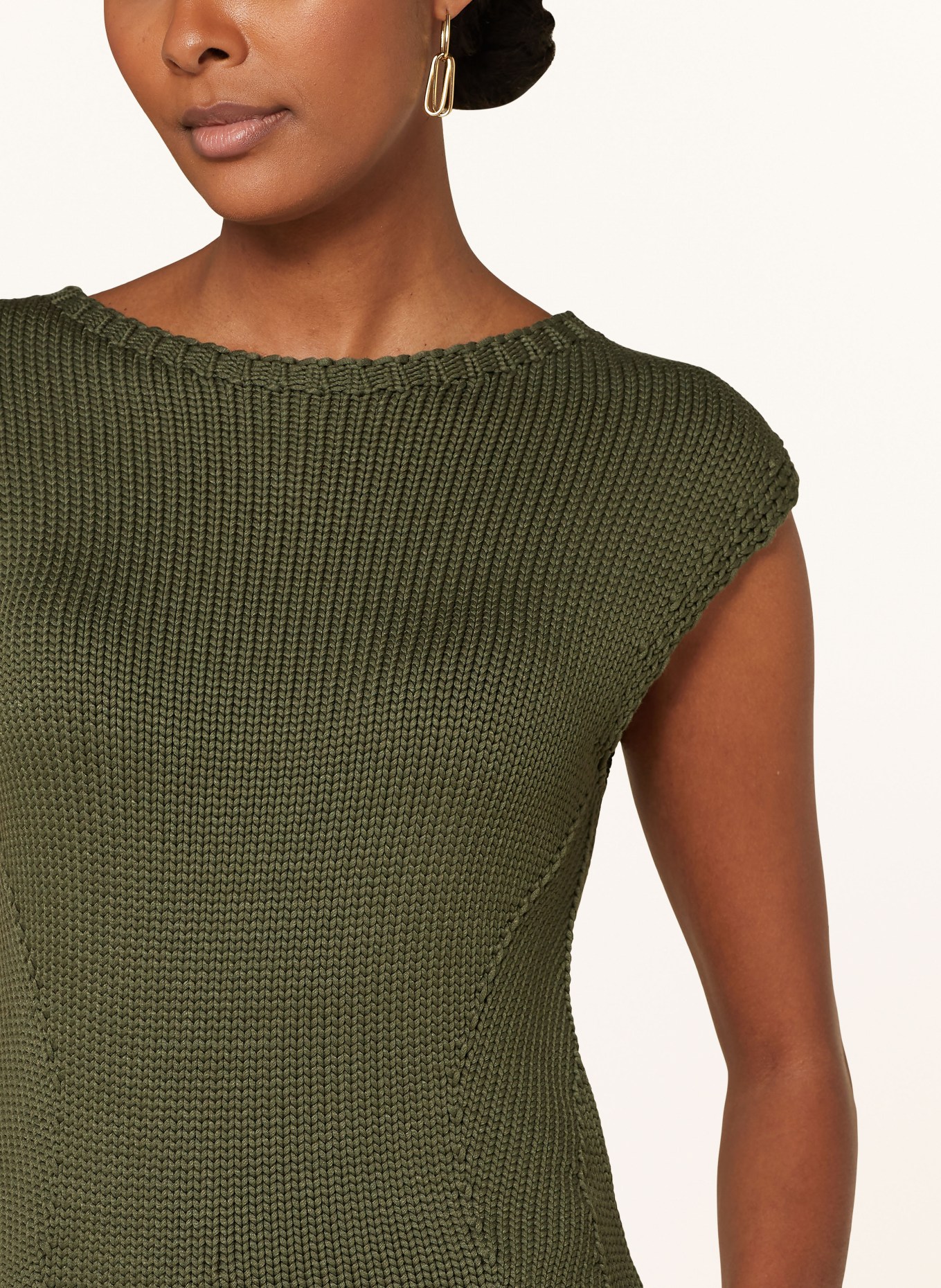 windsor. Sweater vest, Color: DARK GREEN (Image 4)