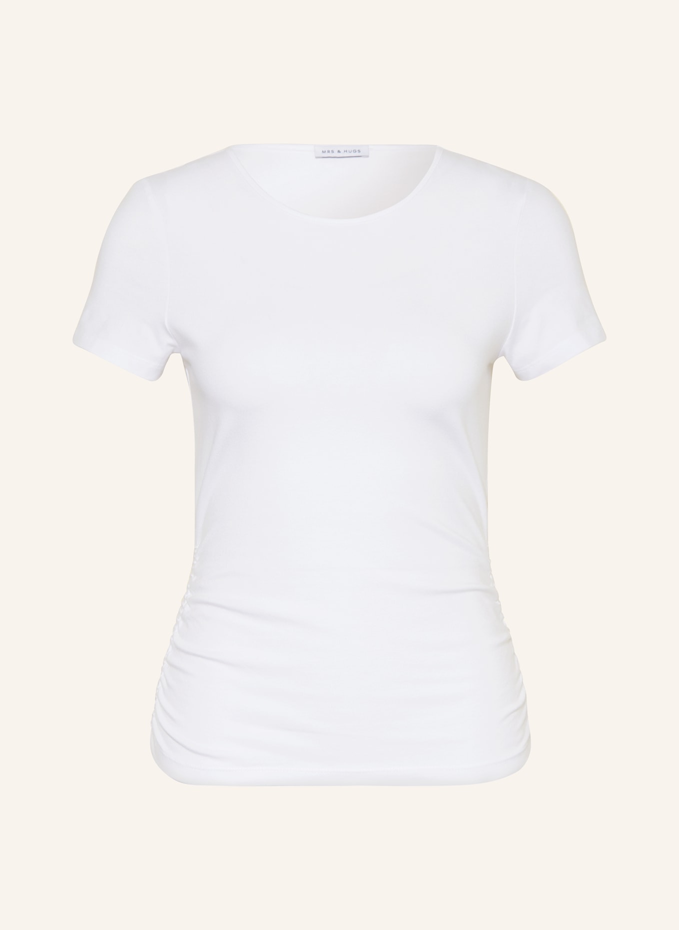 MRS & HUGS T-shirt, Color: WHITE (Image 1)