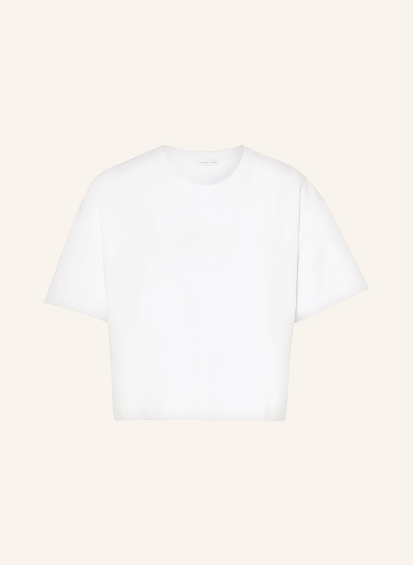 MRS & HUGS Cropped shirt, Color: WHITE (Image 1)