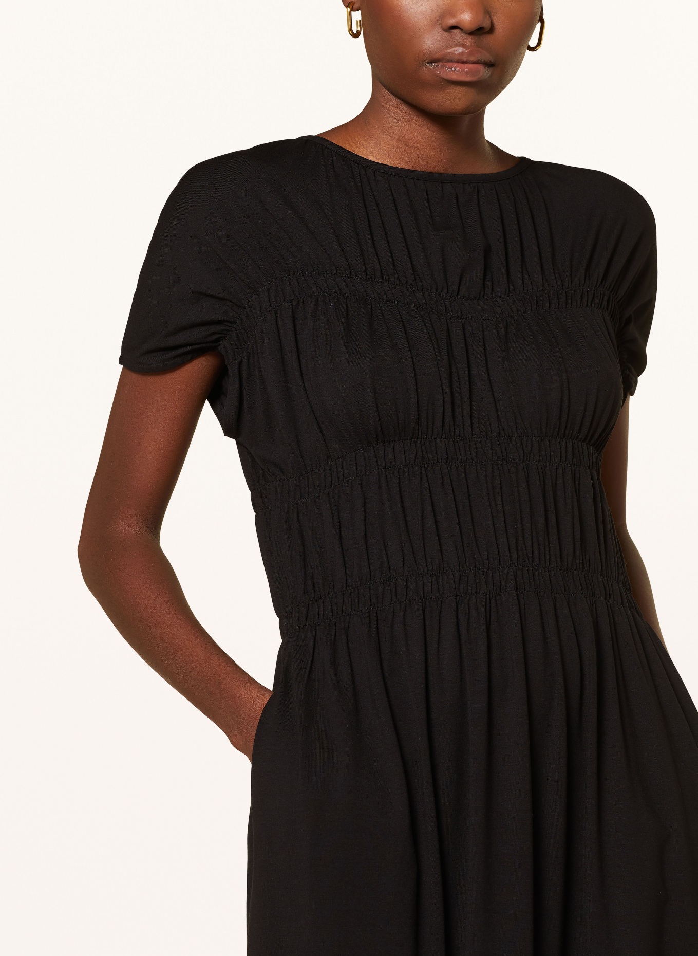 MRS & HUGS Jersey dress, Color: BLACK (Image 4)