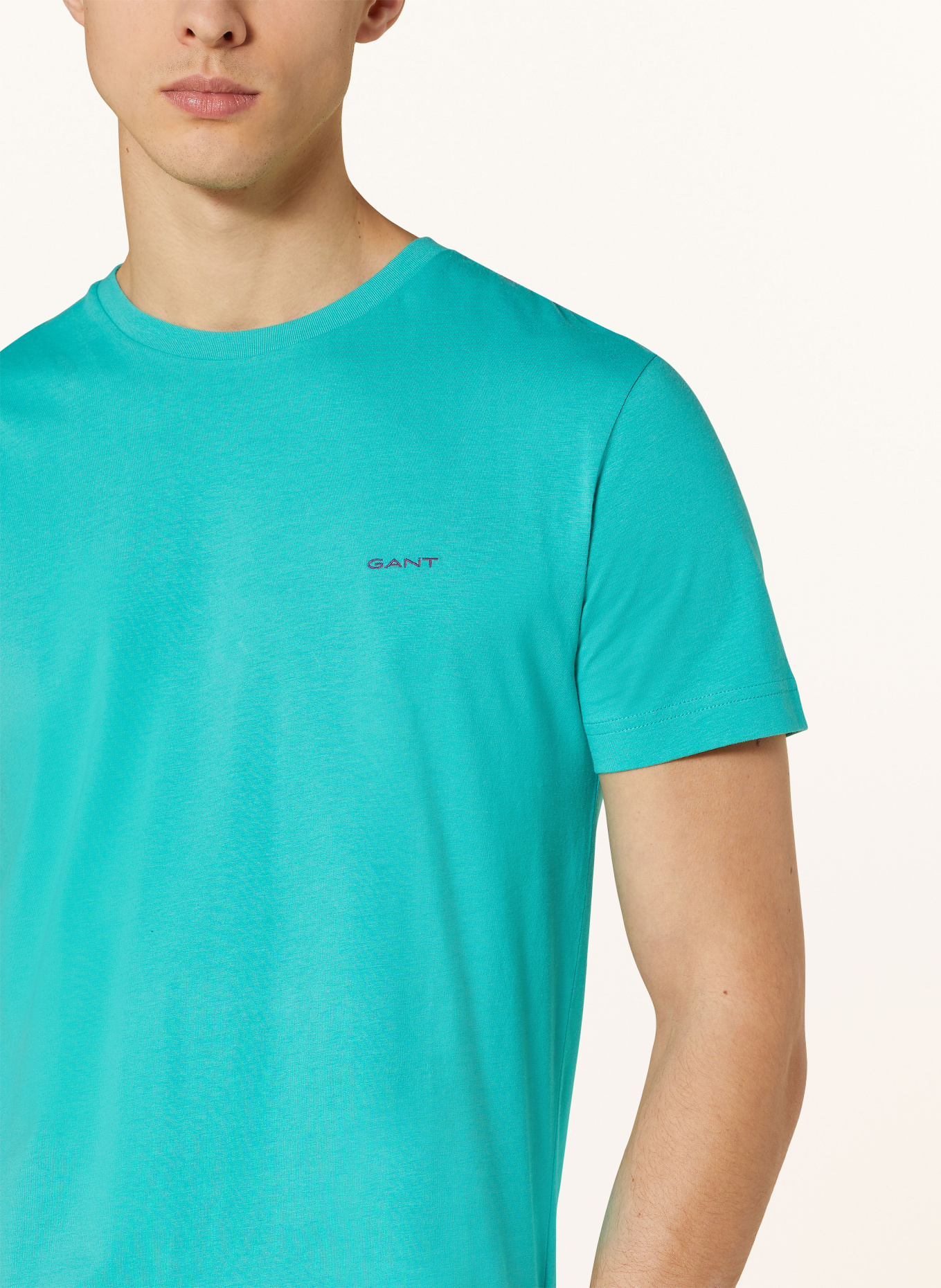 GANT T-shirt, Kolor: MIĘTOWY (Obrazek 4)