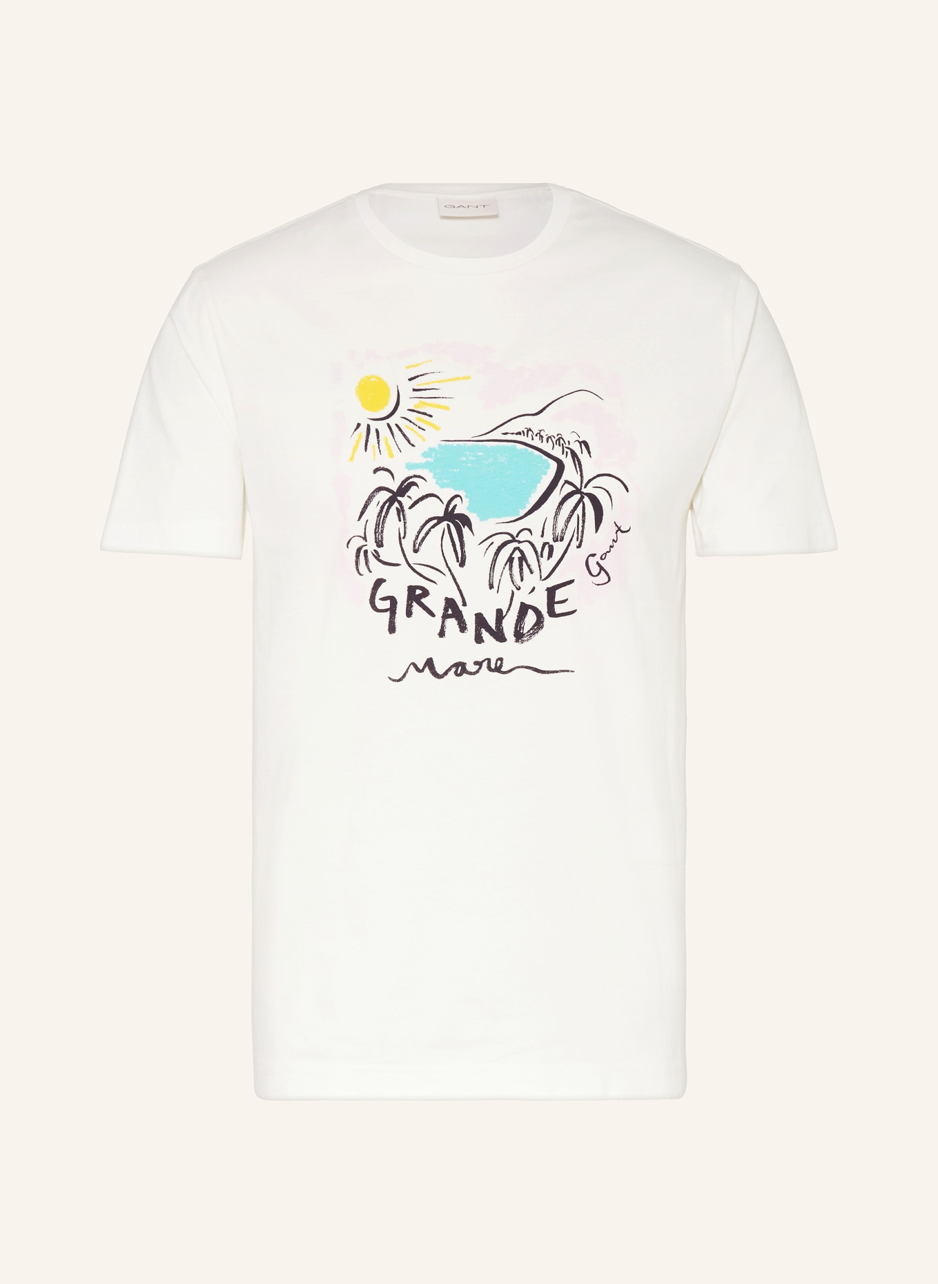 GANT T-shirt, Color: WHITE (Image 1)