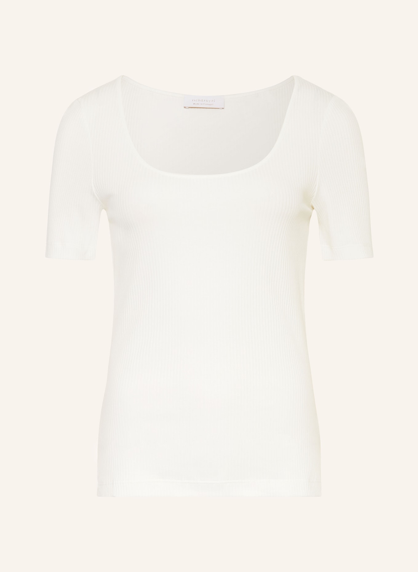 rich&royal T-shirt, Color: WHITE (Image 1)