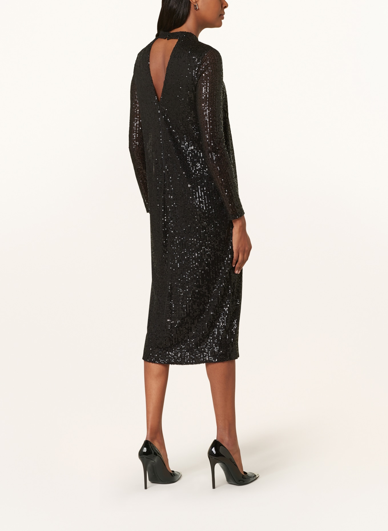 Phase Eight Dress CINDY with sequins, Color: BLACK (Image 3)