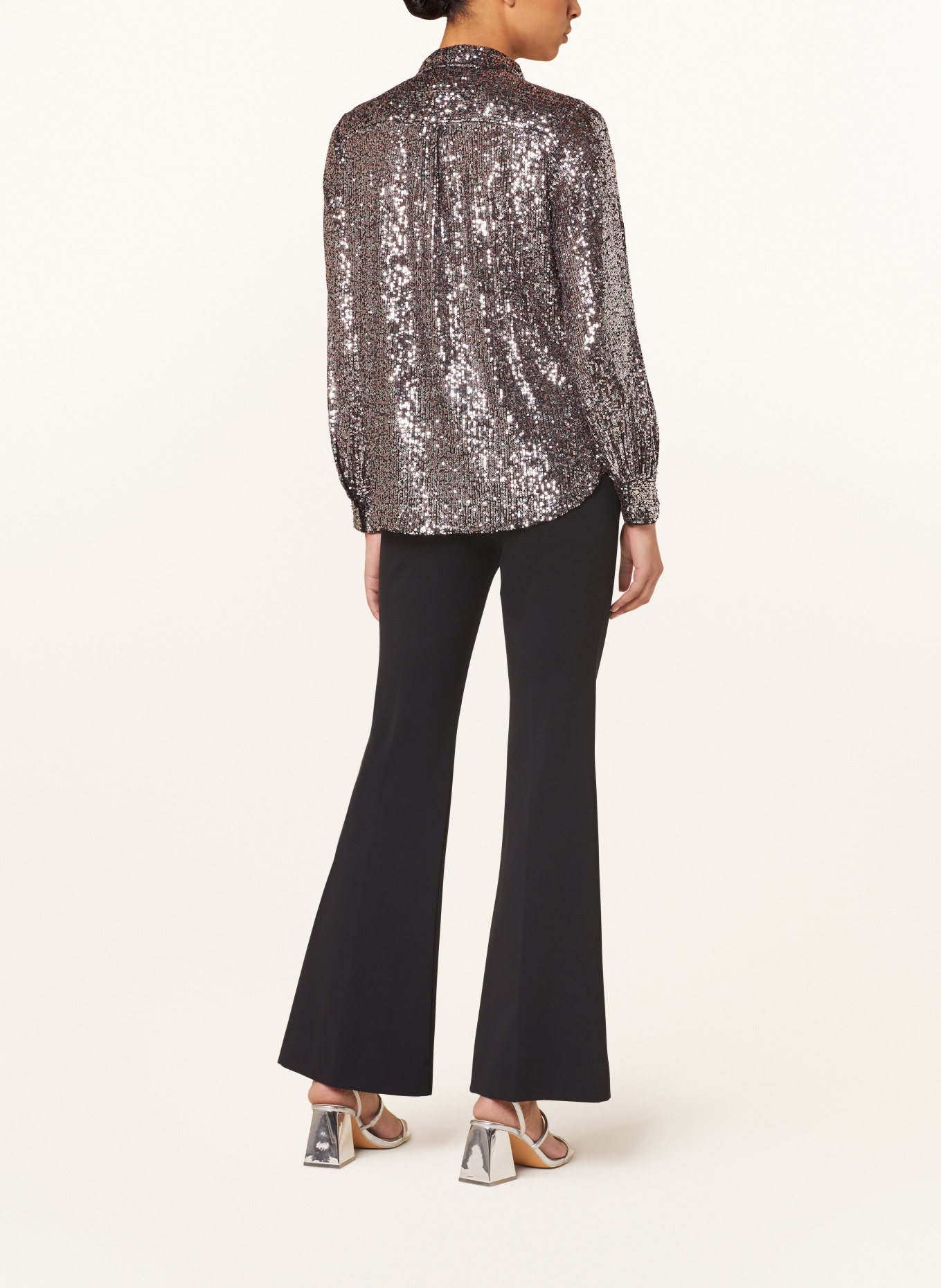 Phase Eight Shirt blouse MEDORA with sequins, Color: SILVER (Image 3)