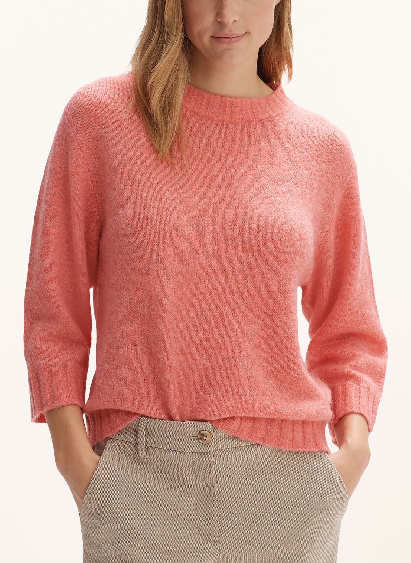 OPUS Sweater PUTZI with 3/4 sleeves, Color: RED (Image 2)