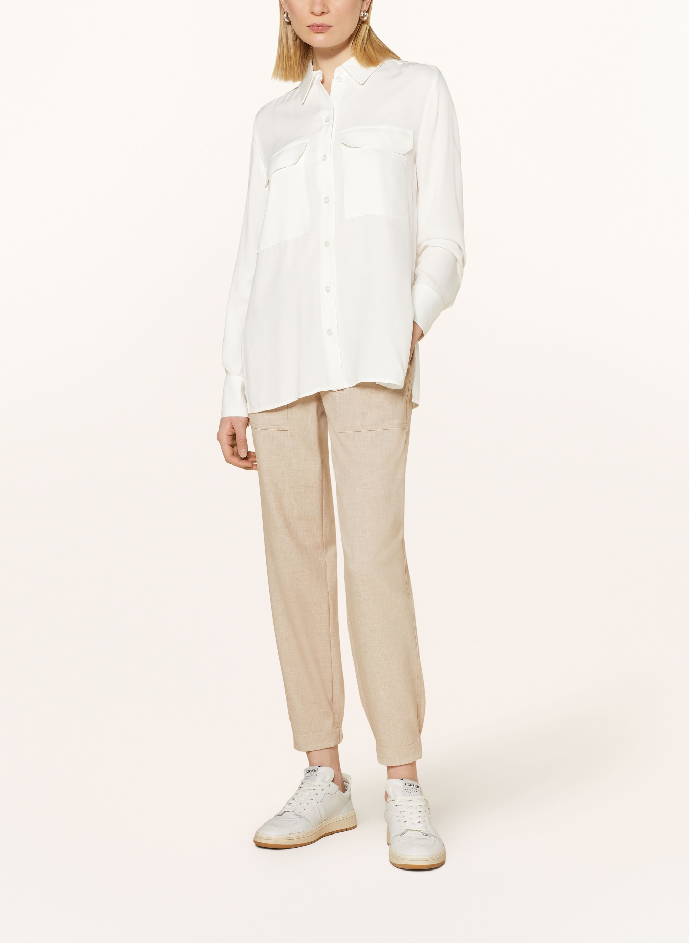 OPUS Shirt blouse FILESKO, Color: WHITE (Image 2)