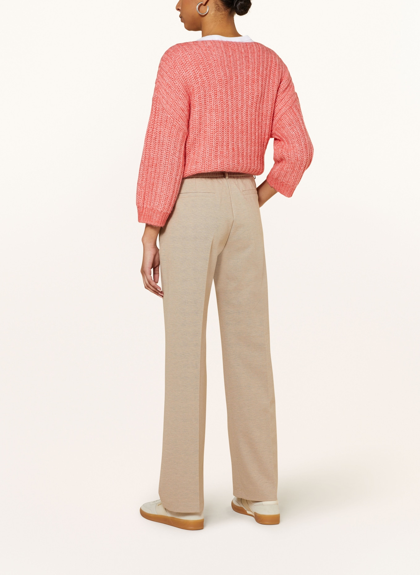 OPUS Wide leg trousers MAUNO, Color: BEIGE (Image 3)