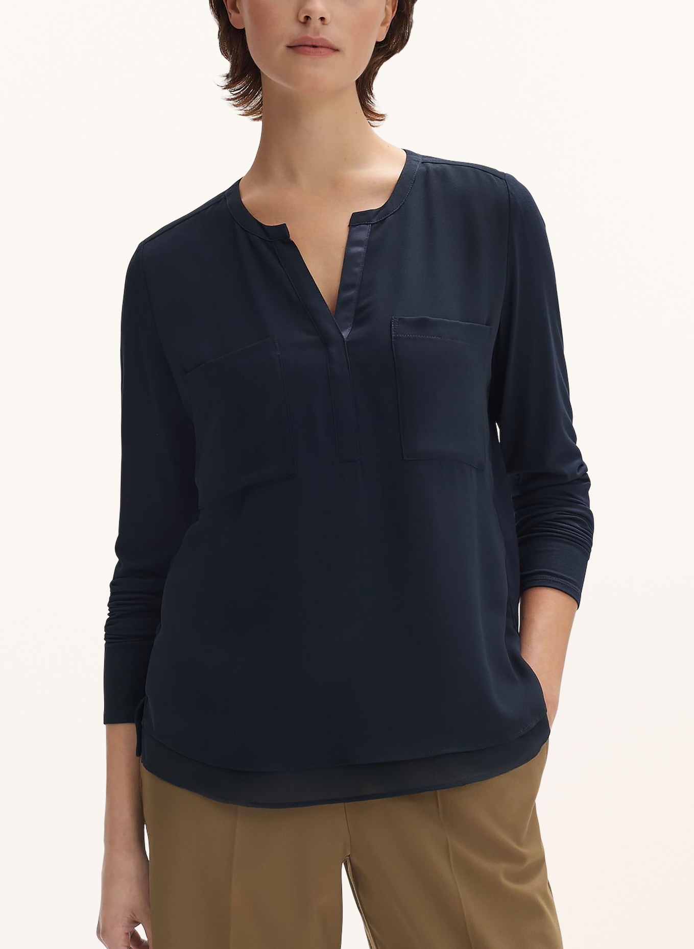 OPUS Shirt blouse FORANO, Color: DARK BLUE (Image 2)
