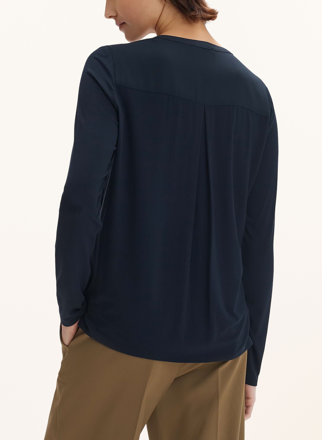 OPUS Shirt blouse FORANO, Color: DARK BLUE (Image 3)
