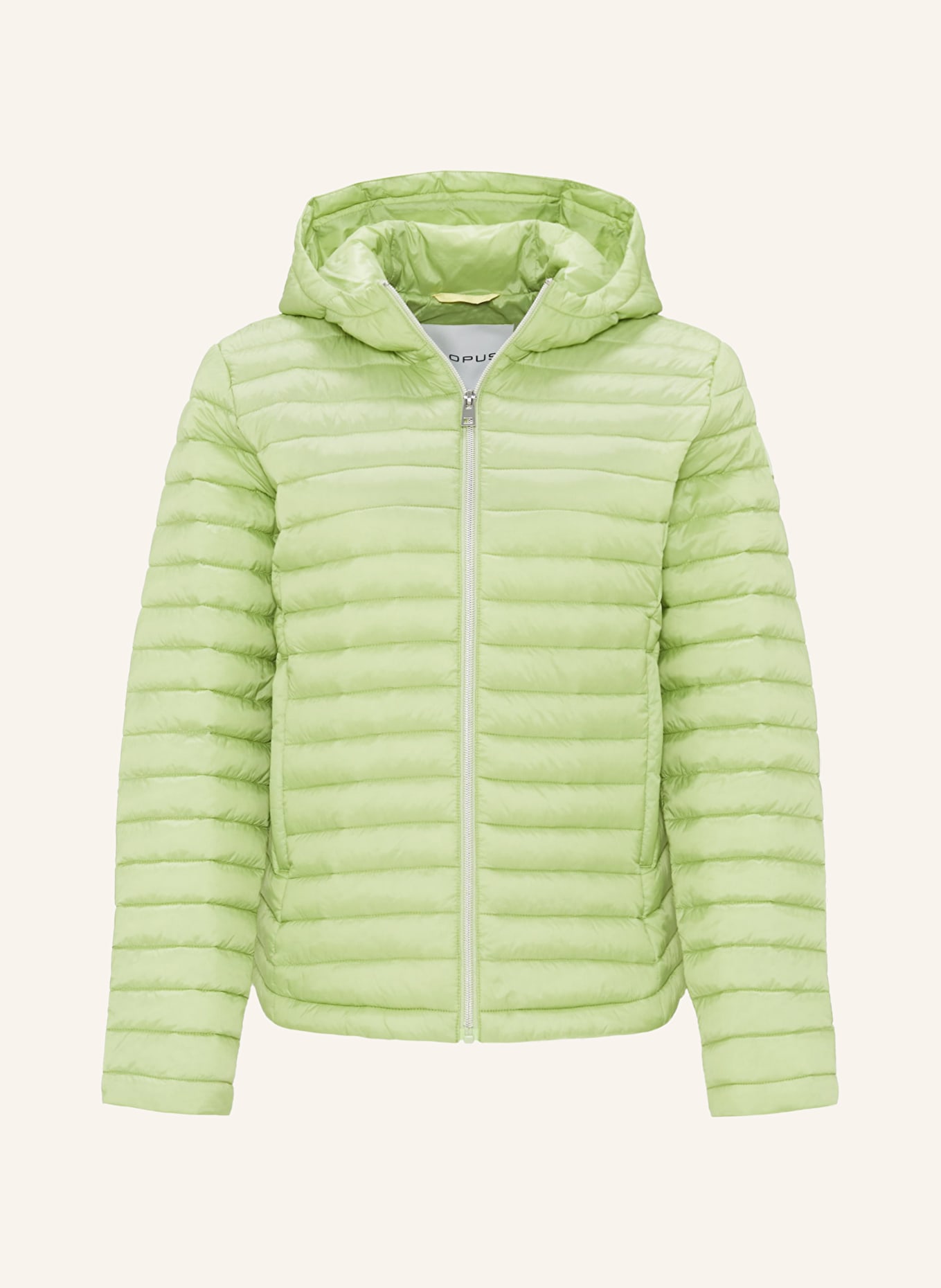 OPUS Quilted jacket HOWANA, Color: LIGHT GREEN (Image 1)