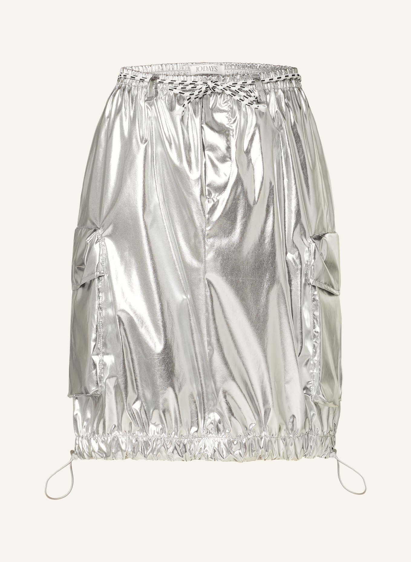 10DAYS Cargo skirt, Color: SILVER (Image 1)