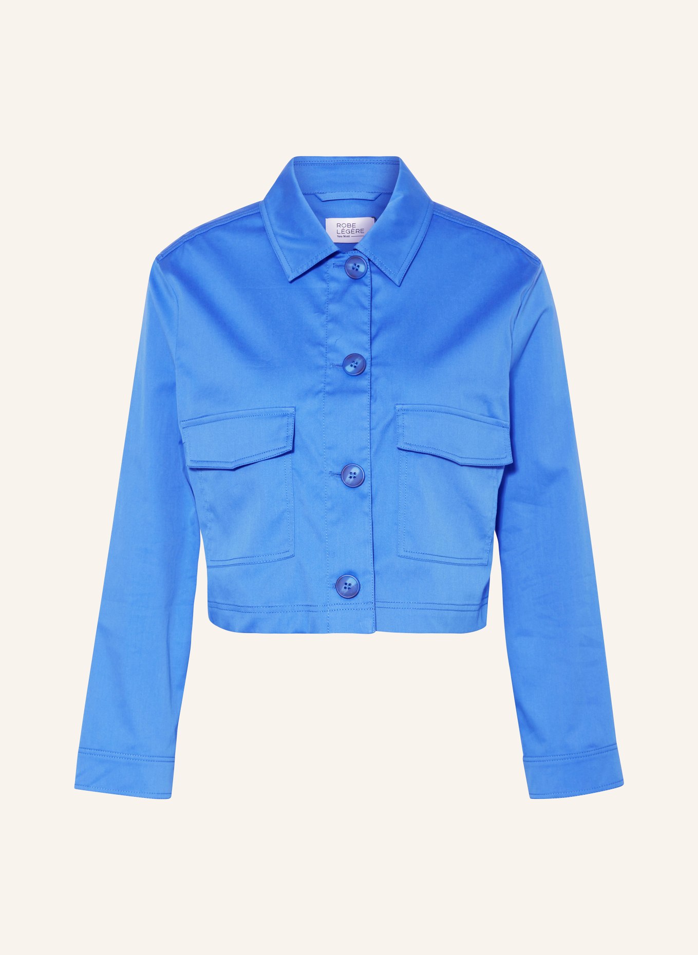 ROBE LÉGÈRE Boxy jacket, Color: BLUE (Image 1)