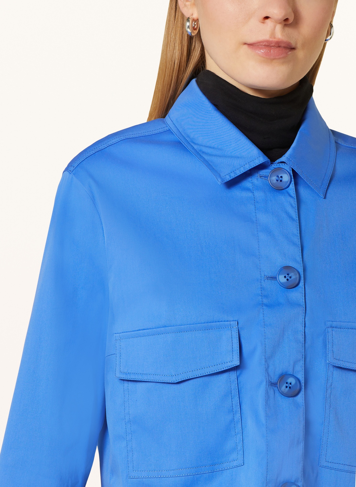 ROBE LÉGÈRE Boxy jacket, Color: BLUE (Image 4)