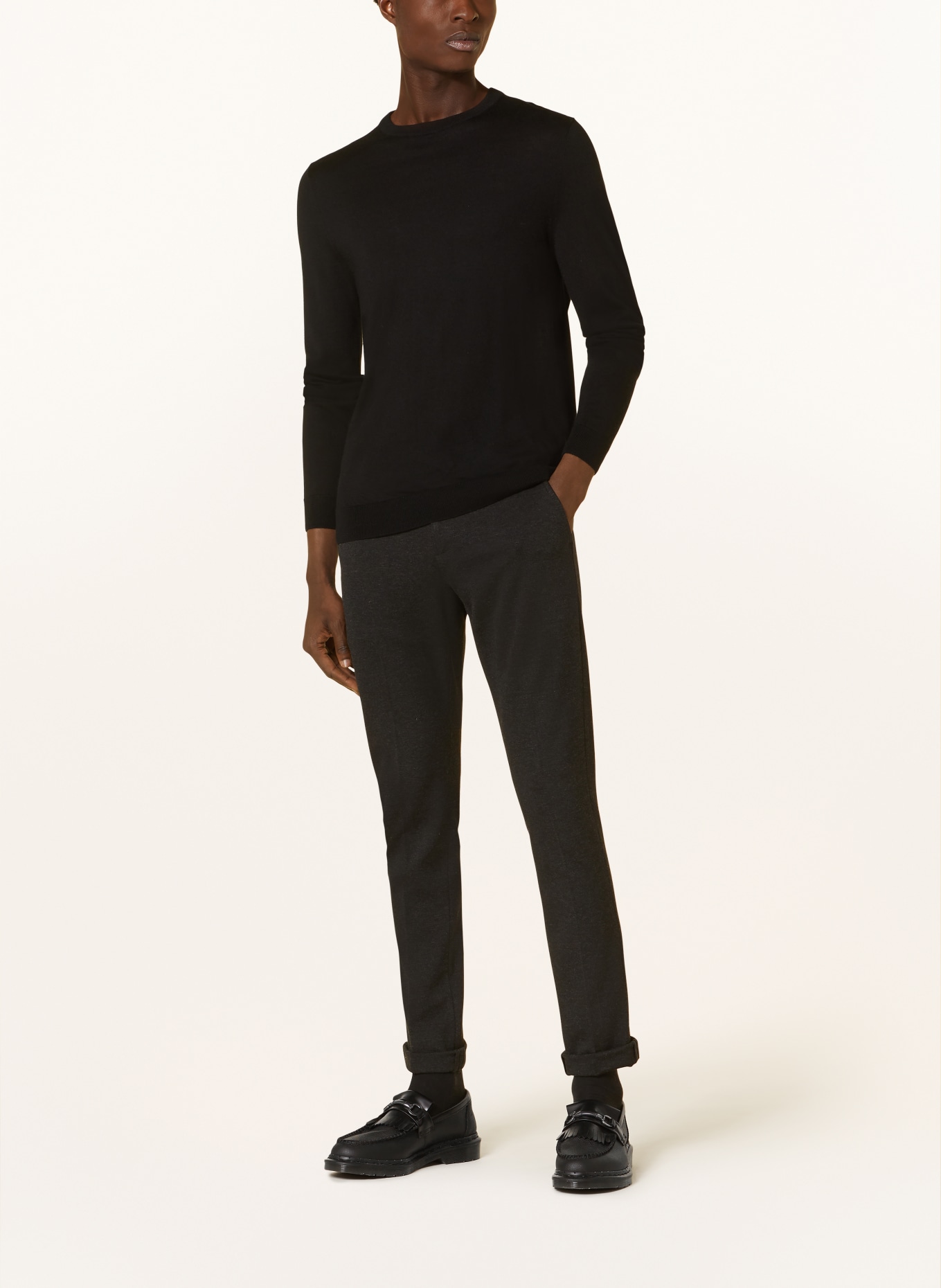 FTC CASHMERE Sweater with cashmere, Color: BLACK (Image 2)