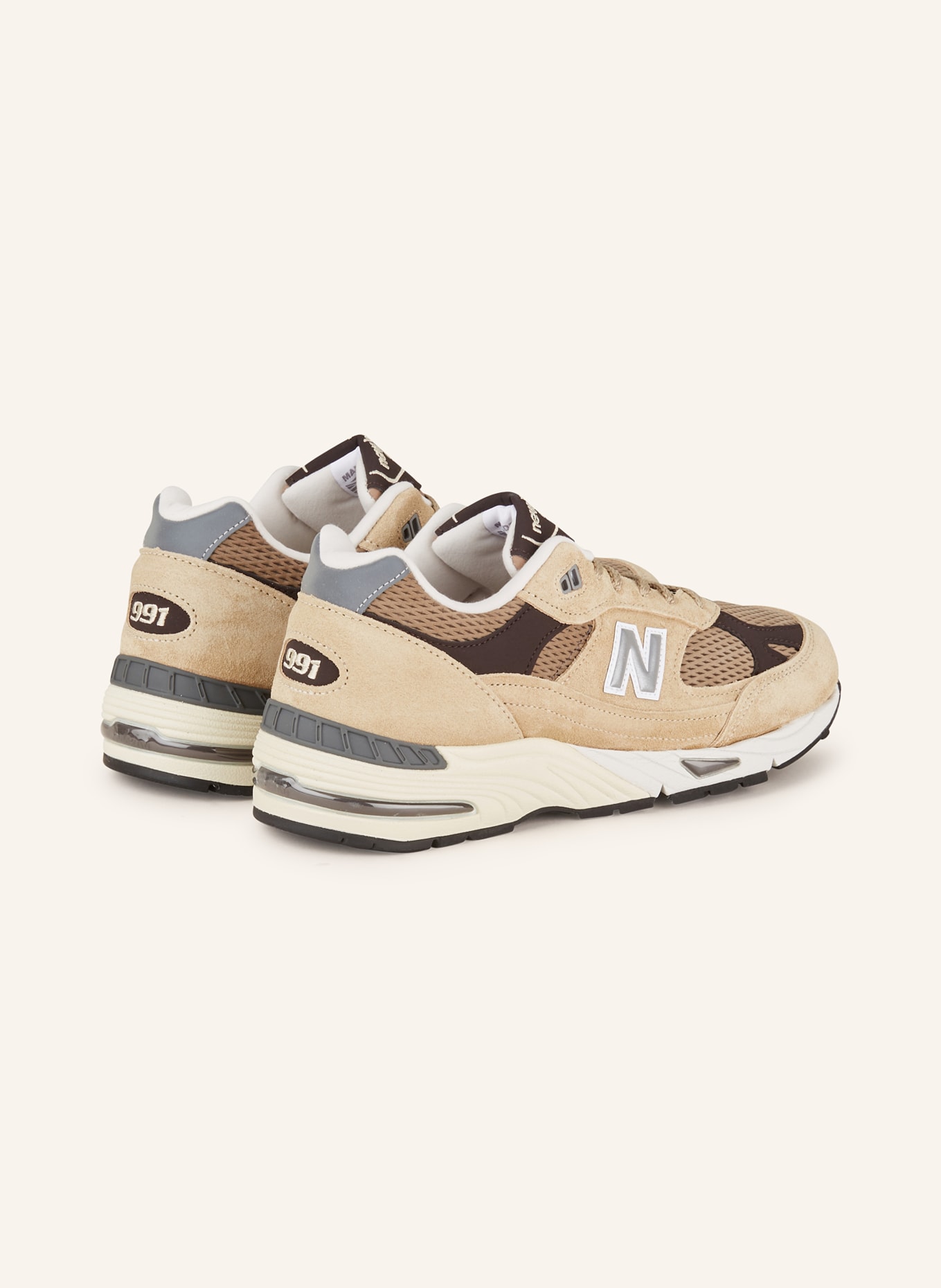 new balance Sneakers MADE IN UK 991V1, Color: BROWN/ LIGHT BROWN (Image 2)