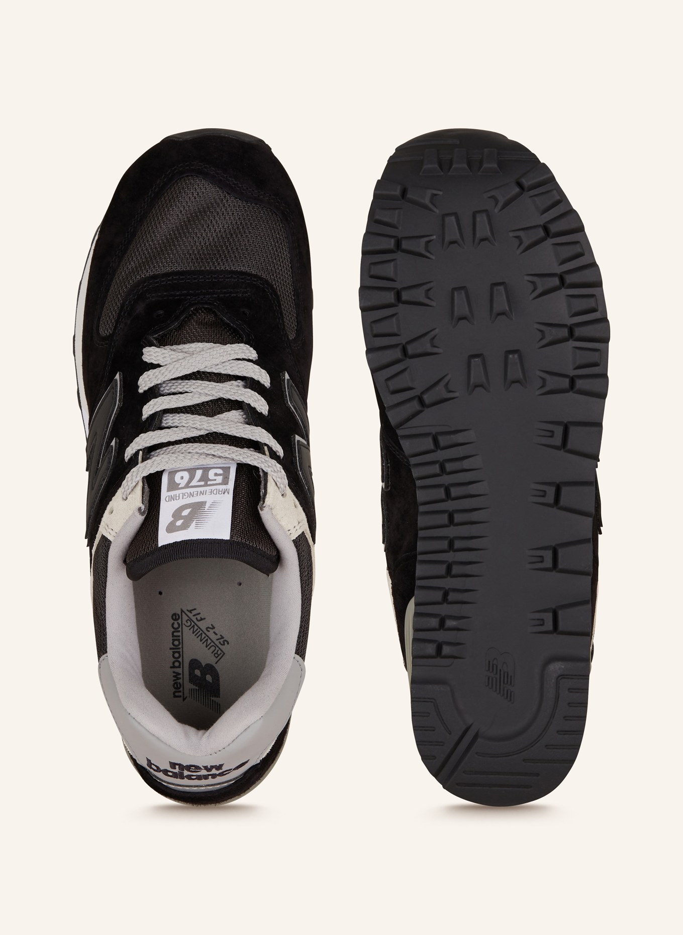 new balance Sneakersy MADE IN UK 576, Barva: ČERNÁ (Obrázek 5)