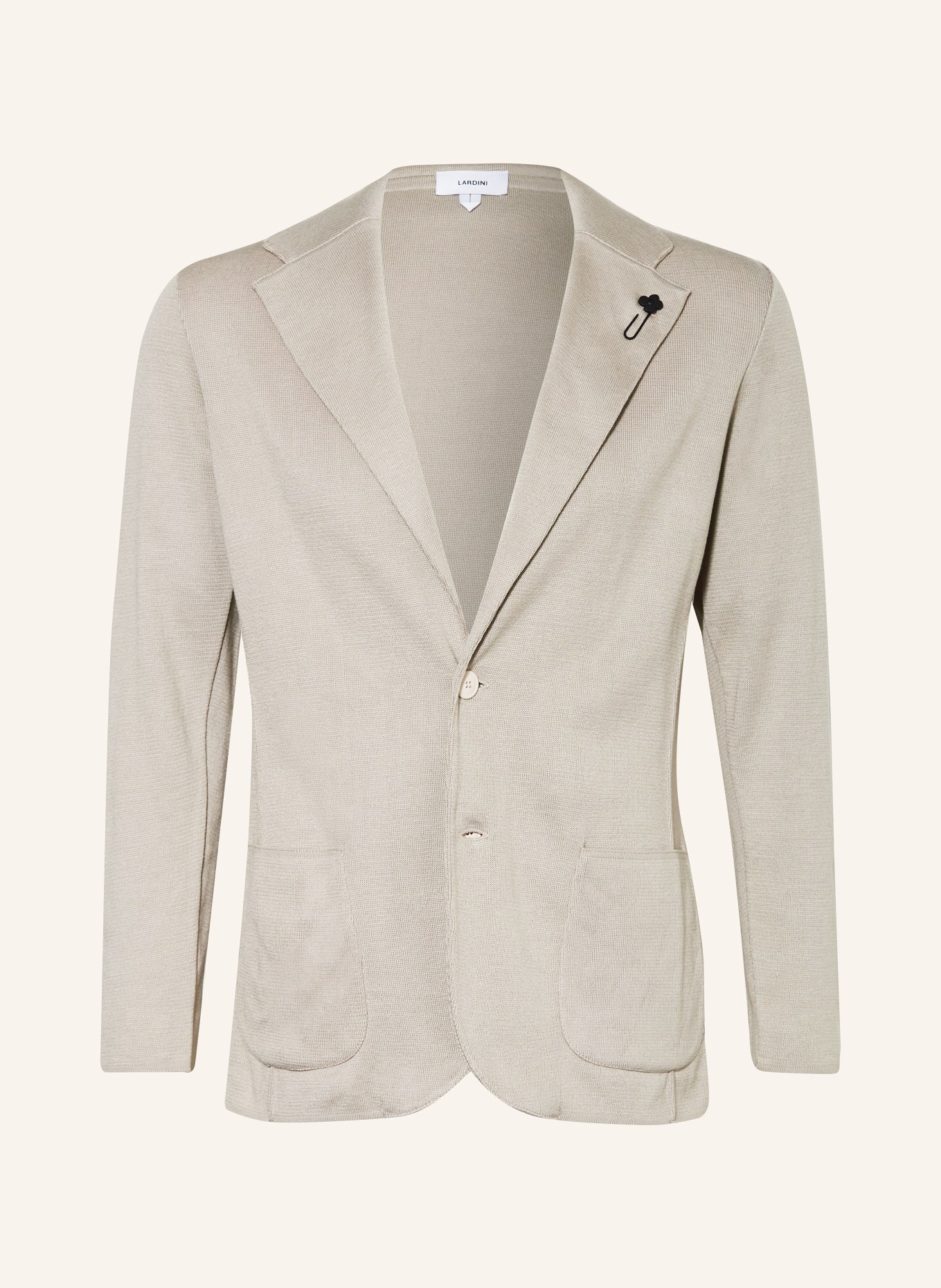 LARDINI Knit blazer slim fit, Color: BEIGE (Image 1)