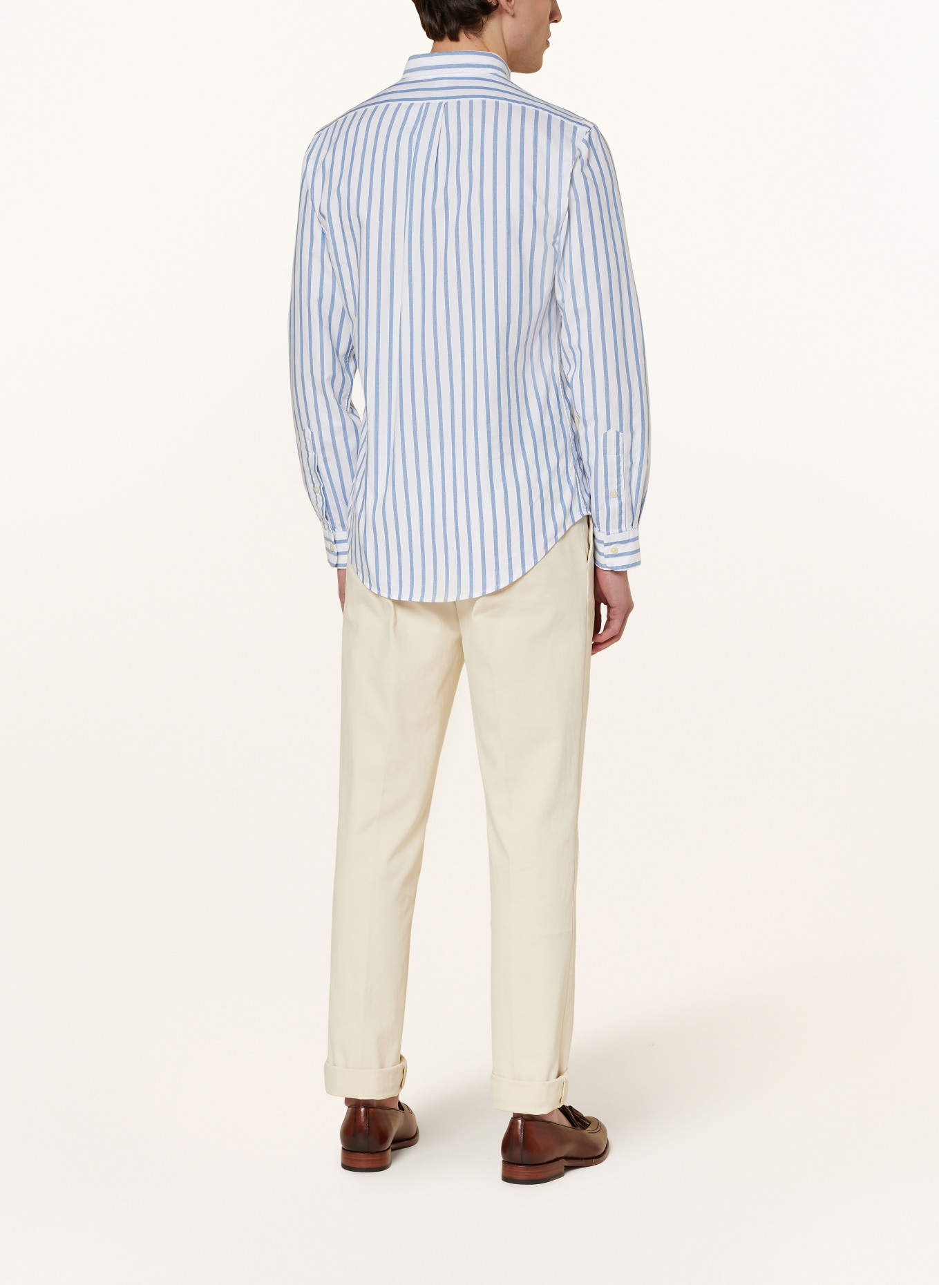 POLO RALPH LAUREN Oxford shirt slim fit, Color: WHITE/ LIGHT BLUE (Image 3)