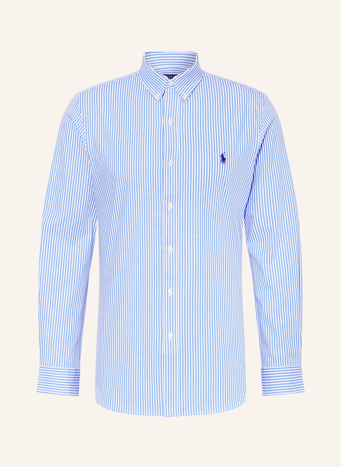 POLO RALPH LAUREN Shirt slim fit, Color: LIGHT BLUE/ WHITE (Image 1)