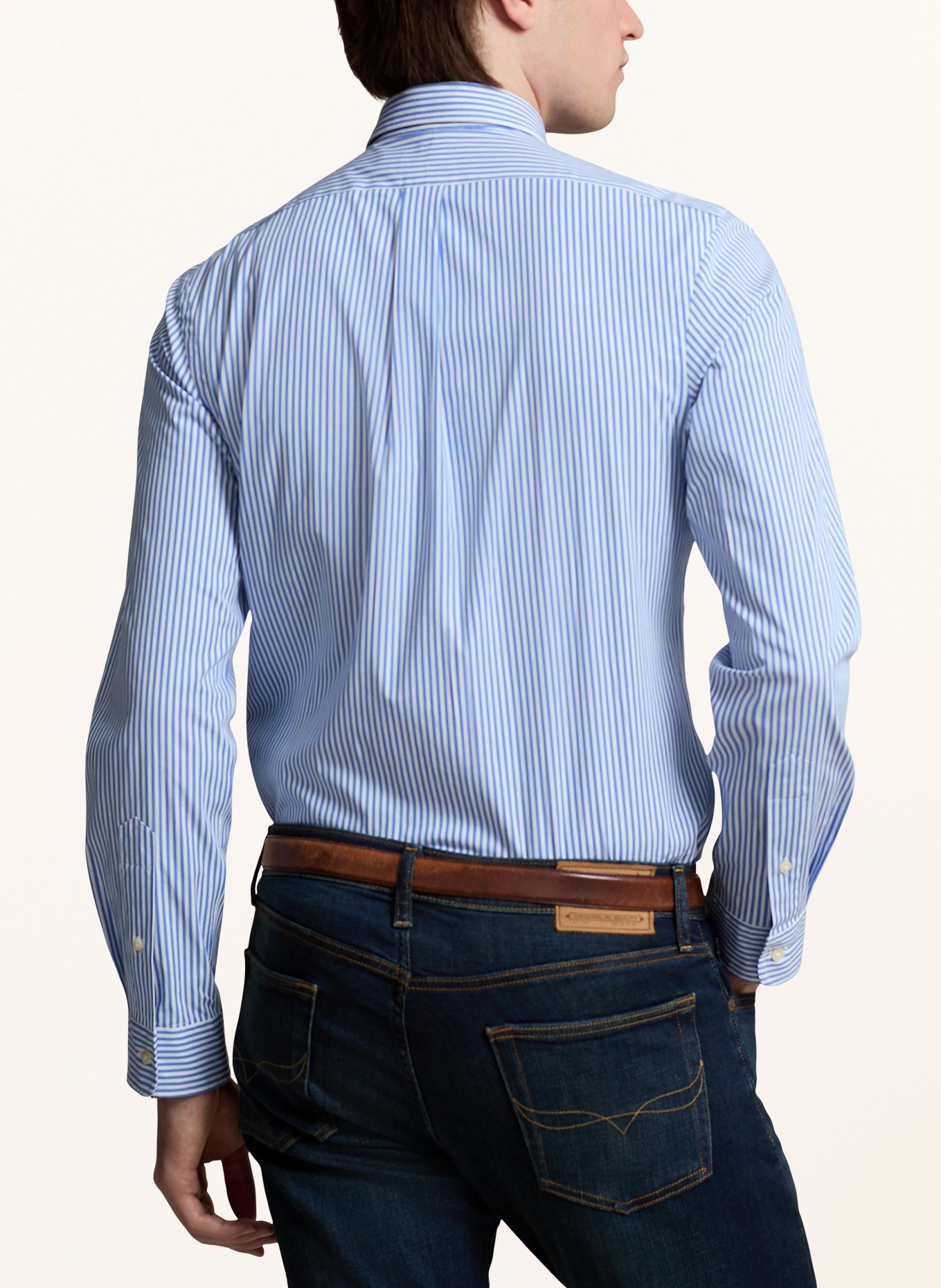 POLO RALPH LAUREN Shirt slim fit, Color: LIGHT BLUE/ WHITE (Image 3)