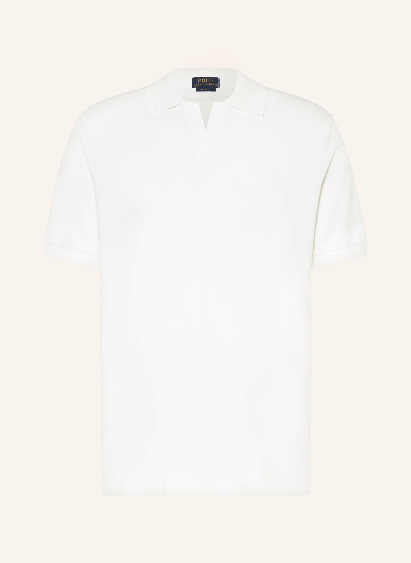POLO RALPH LAUREN Piqué polo shirt classic fit, Color: WHITE (Image 1)