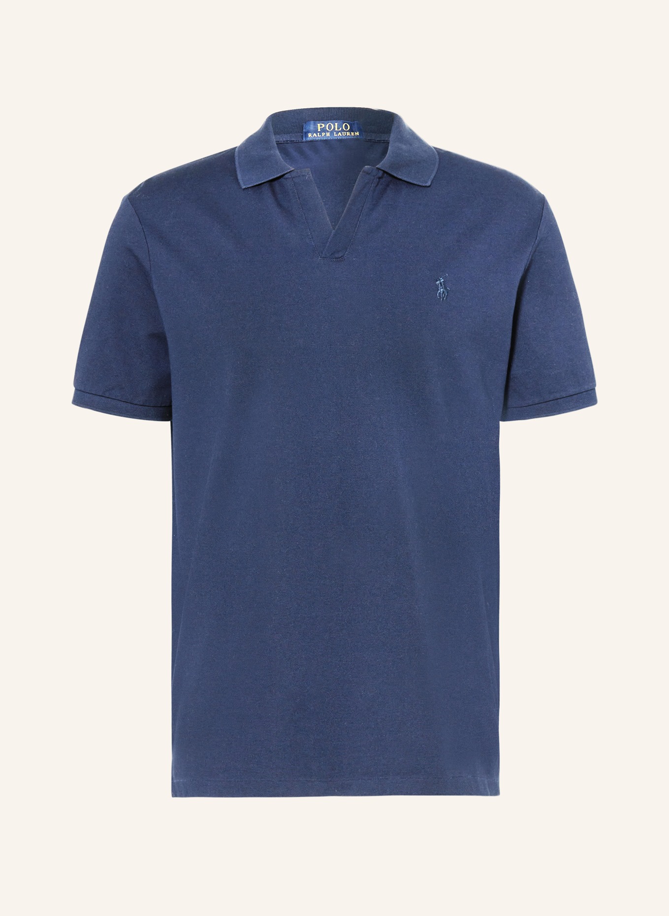 POLO RALPH LAUREN Piqué polo shirt classic fit, Color: DARK BLUE (Image 1)