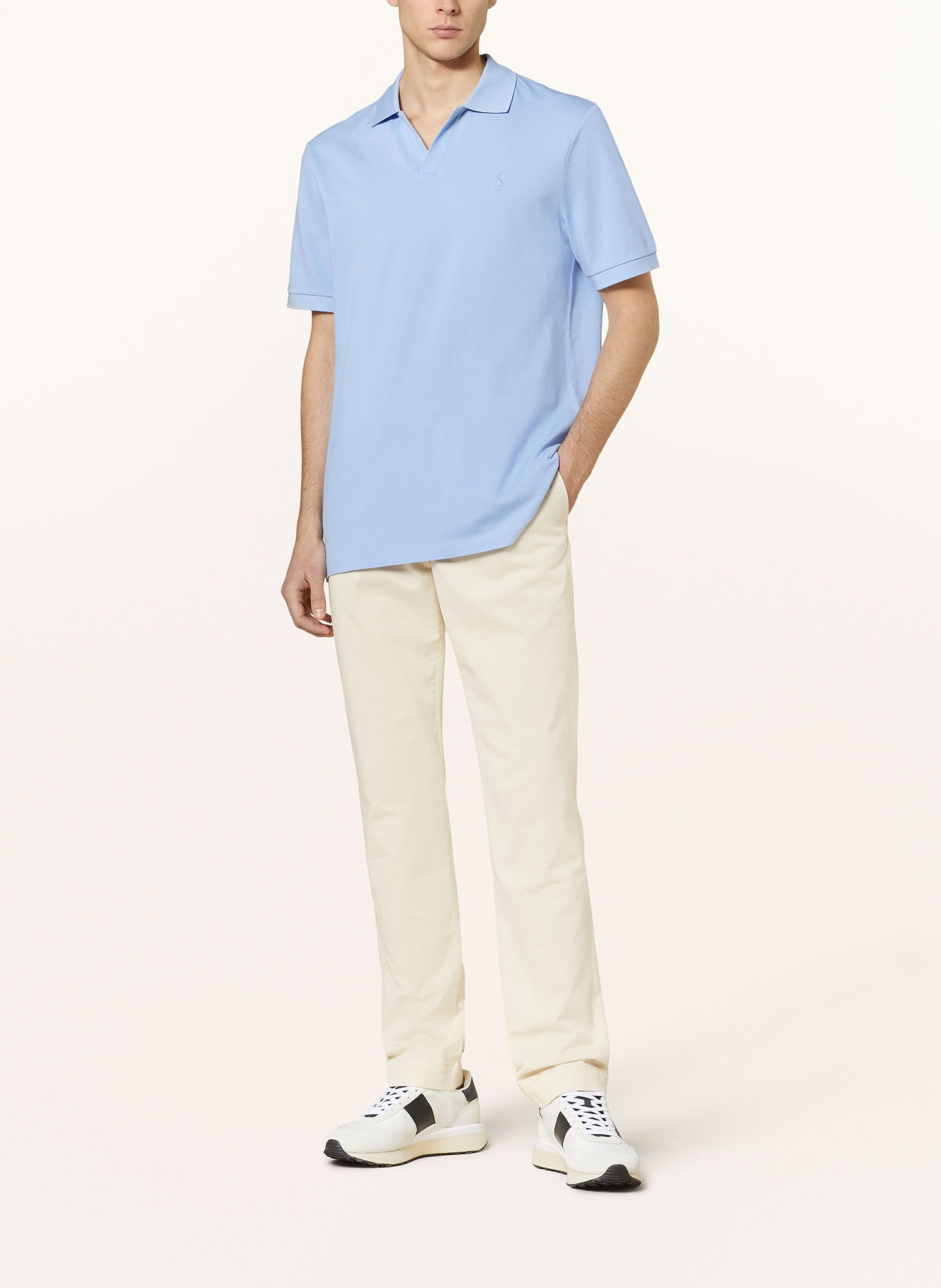 POLO RALPH LAUREN Piqué-Poloshirt Classic Fit, Farbe: HELLBLAU (Bild 2)