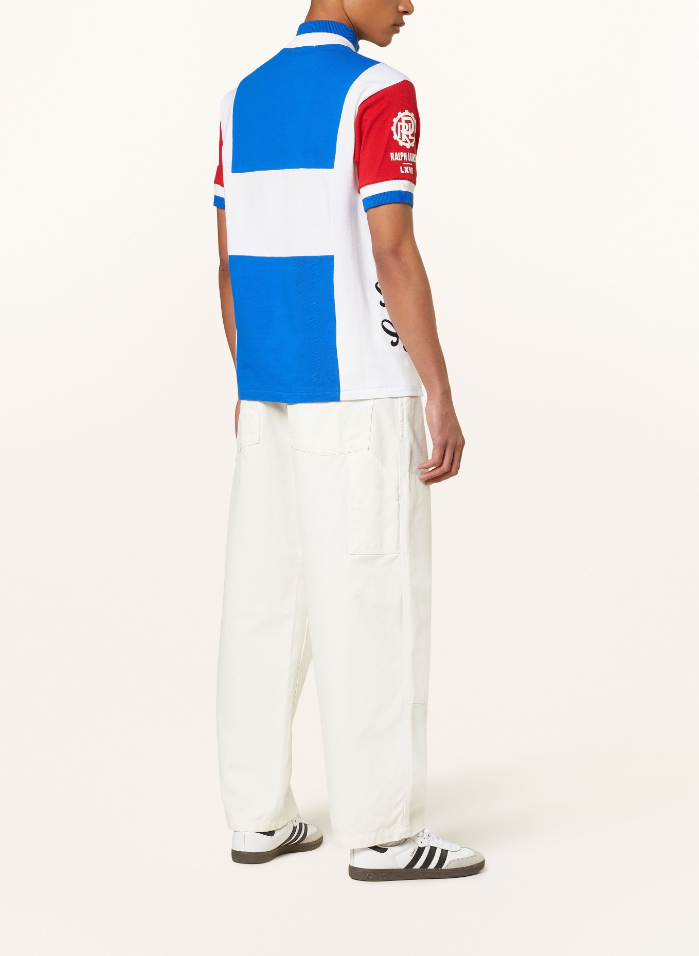 POLO SPORT Piqué-Poloshirt, Farbe: BLAU/ WEISS/ ROT (Bild 3)