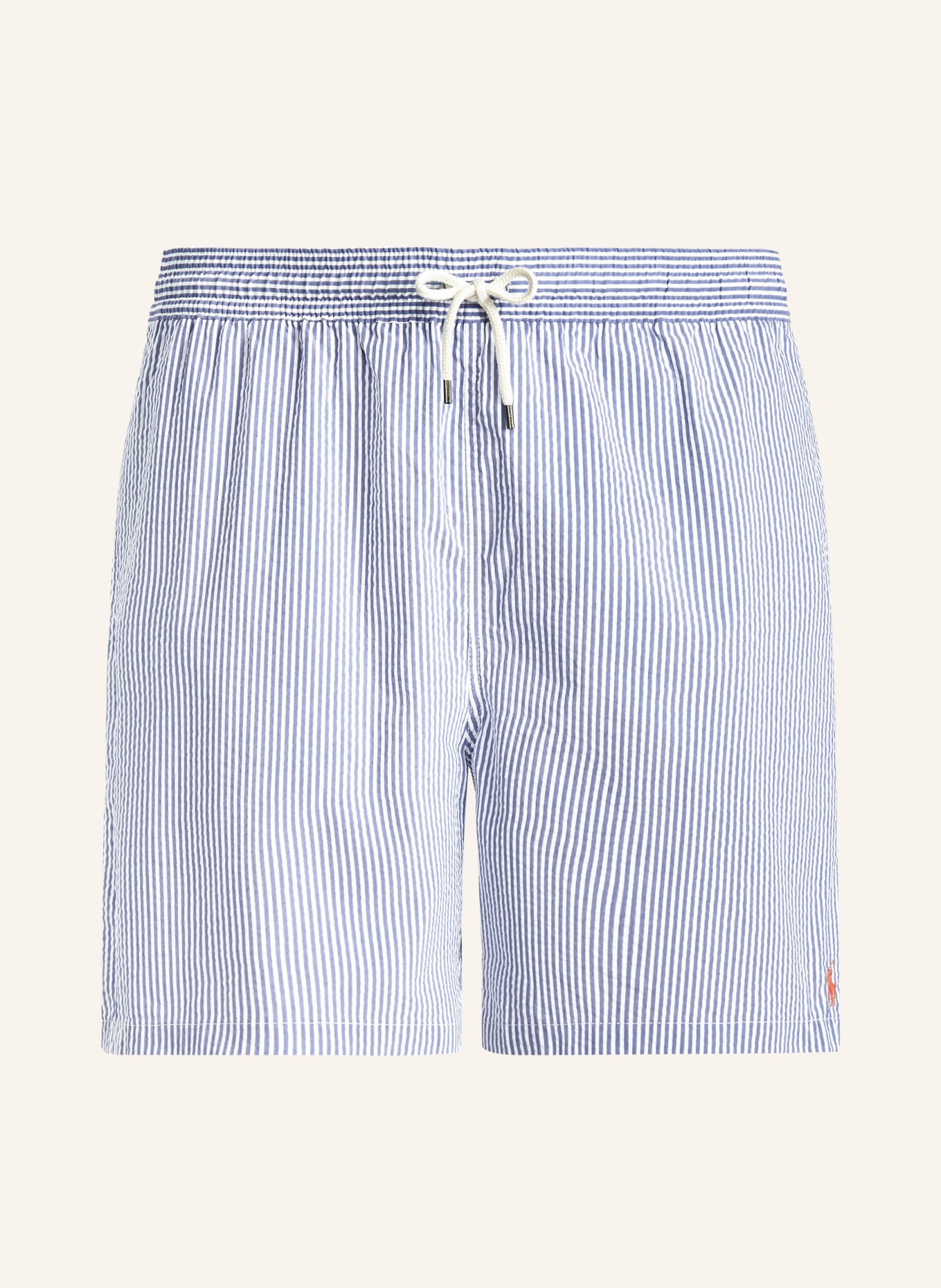 POLO RALPH LAUREN Big & Tall Swim shorts, Color: BLUE/ WHITE (Image 1)
