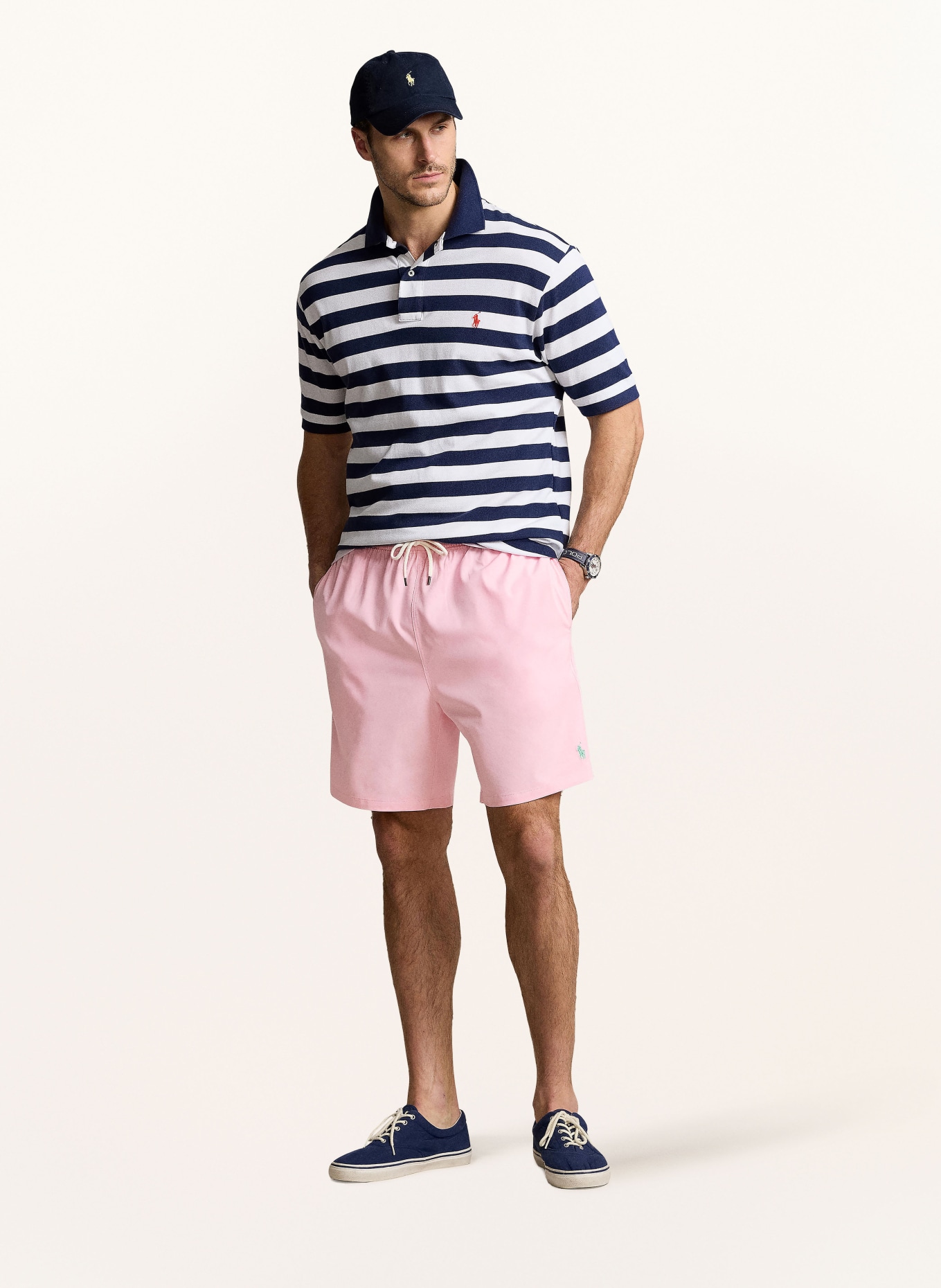 Big and tall pink shorts sales
