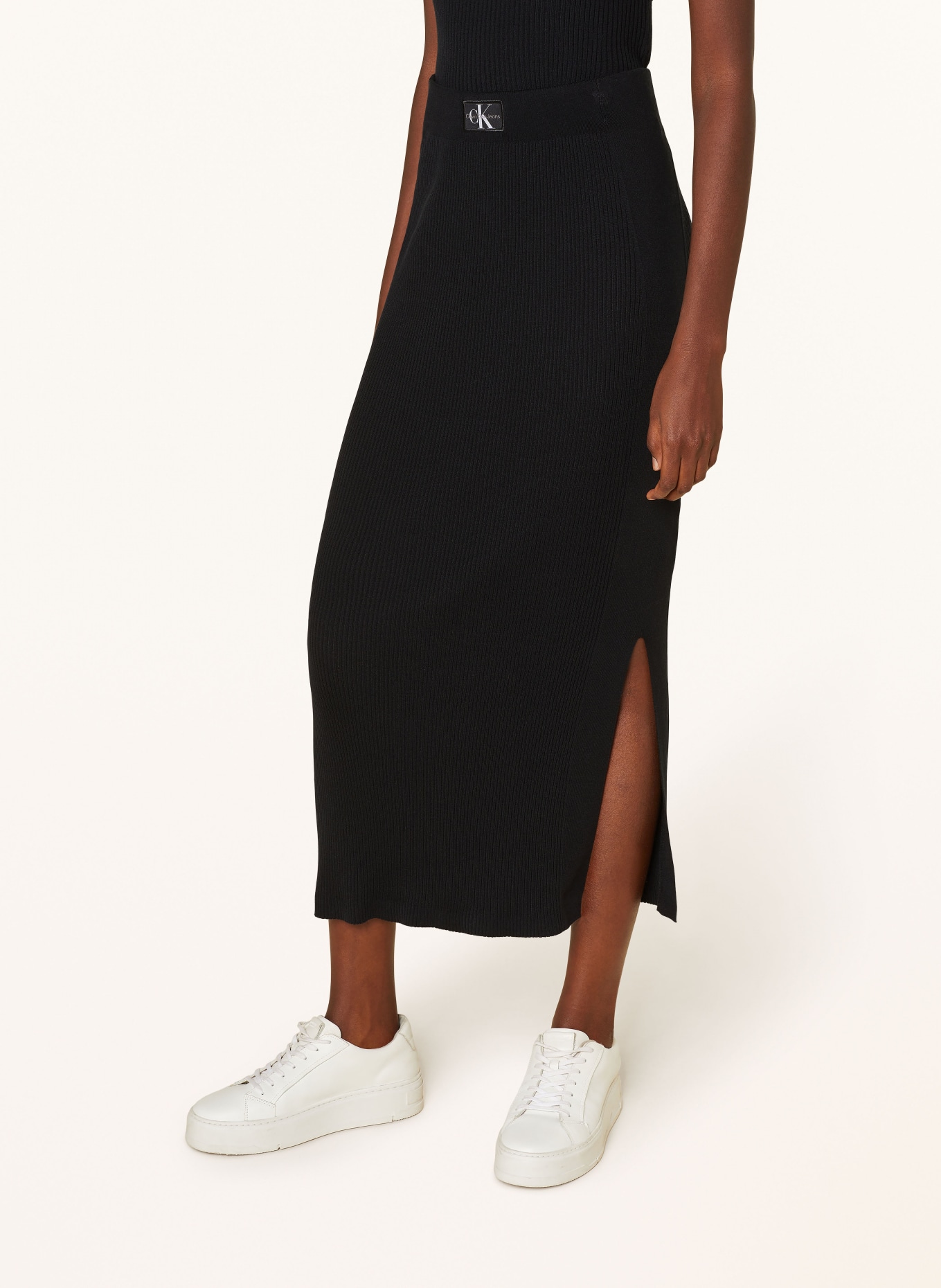 Calvin Klein Jeans Knit skirt, Color: BLACK (Image 4)