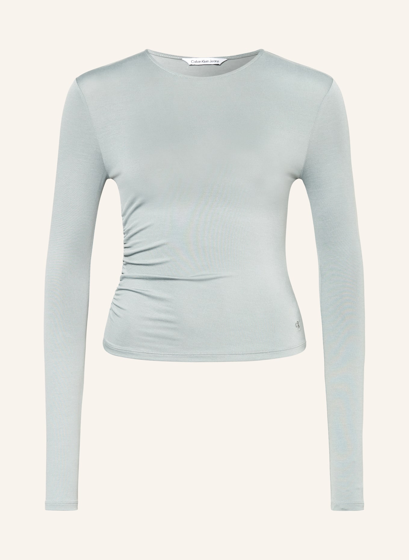 Calvin Klein Jeans Long sleeve shirt, Color: LIGHT GREEN (Image 1)