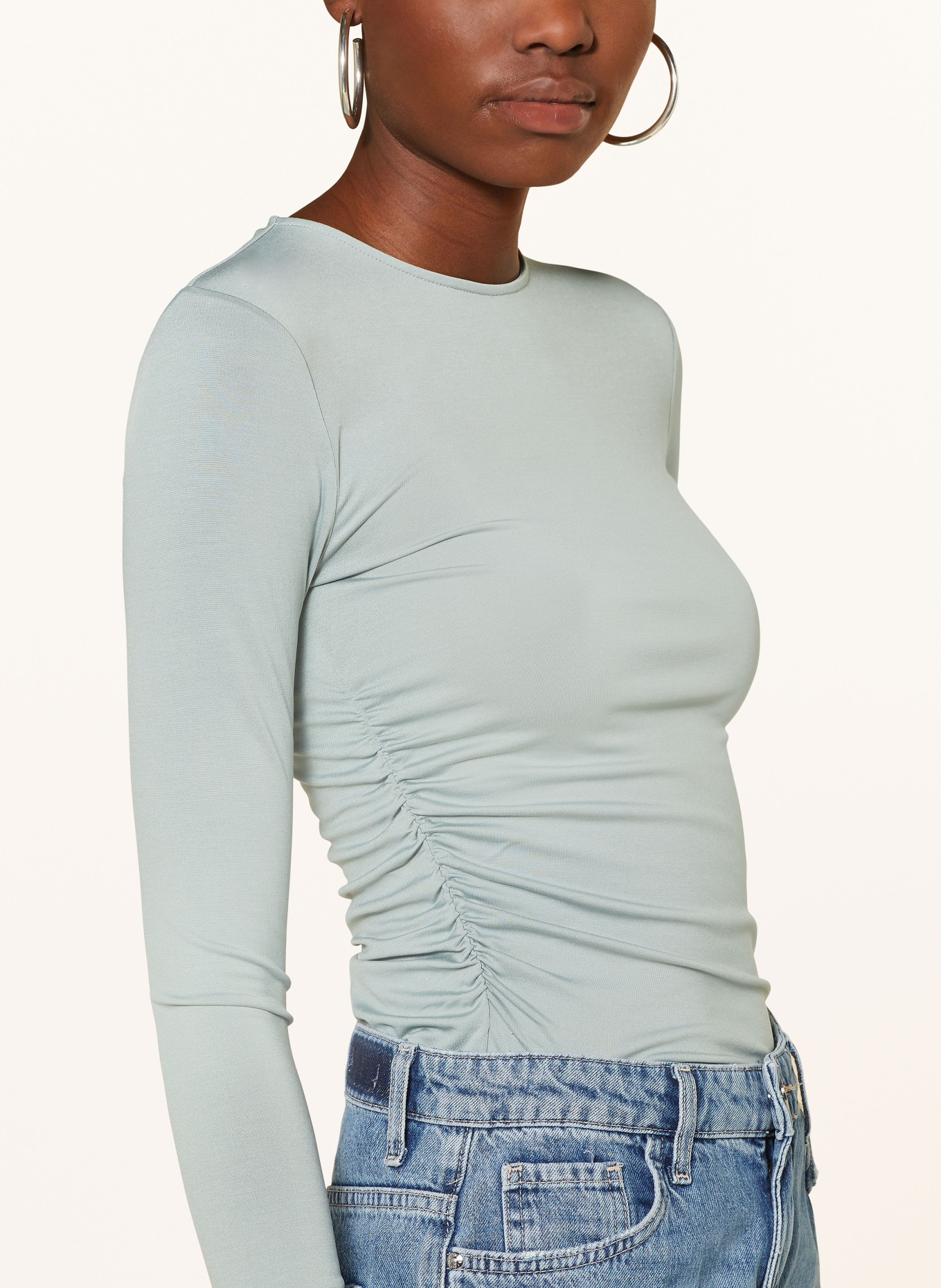 Calvin Klein Jeans Koszulka z długim rękawem, Kolor: JASNOZIELONY (Obrazek 4)