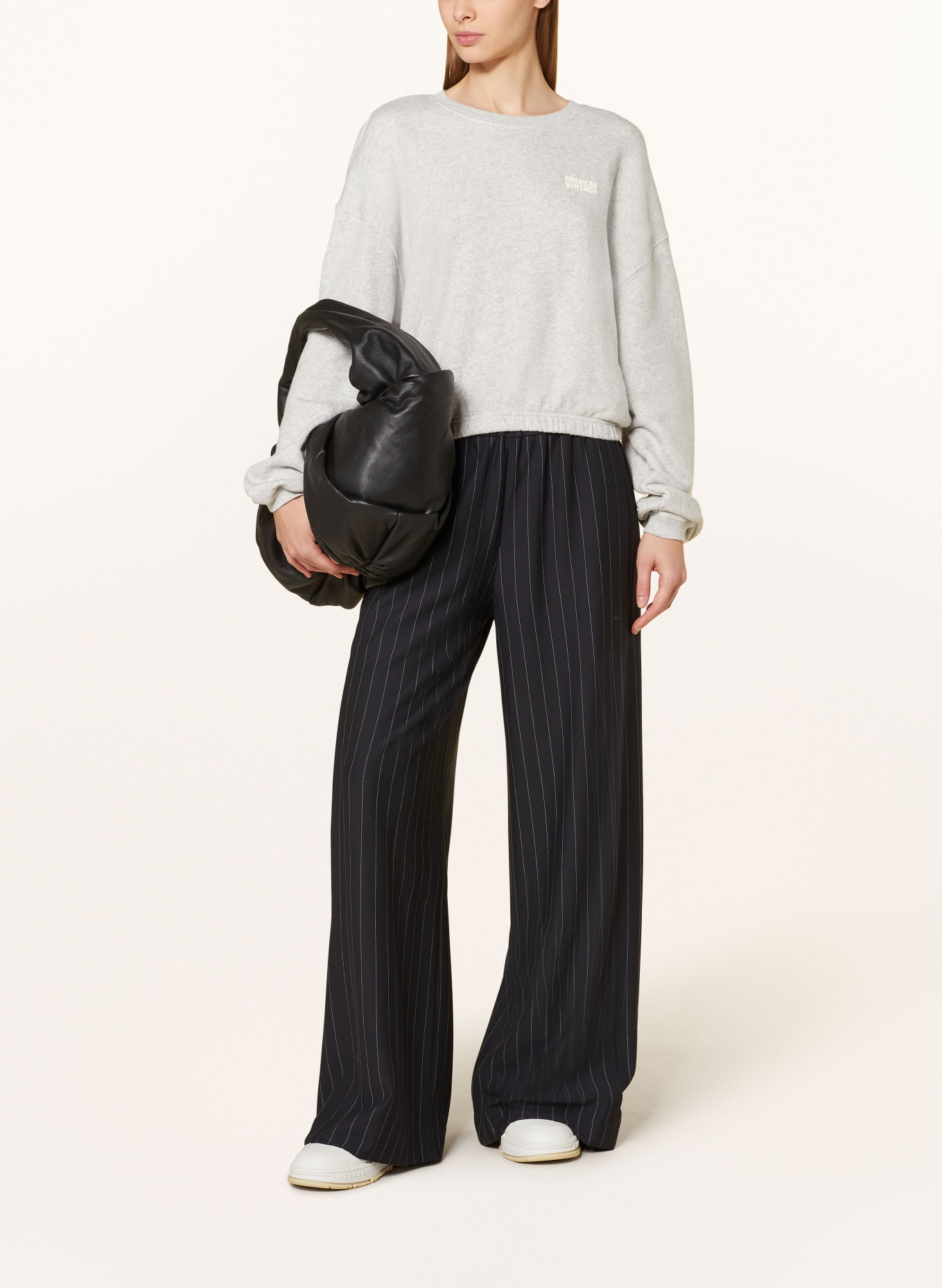 American Vintage Bluza nierozpinana KODYTOWN: JASNOCZARY