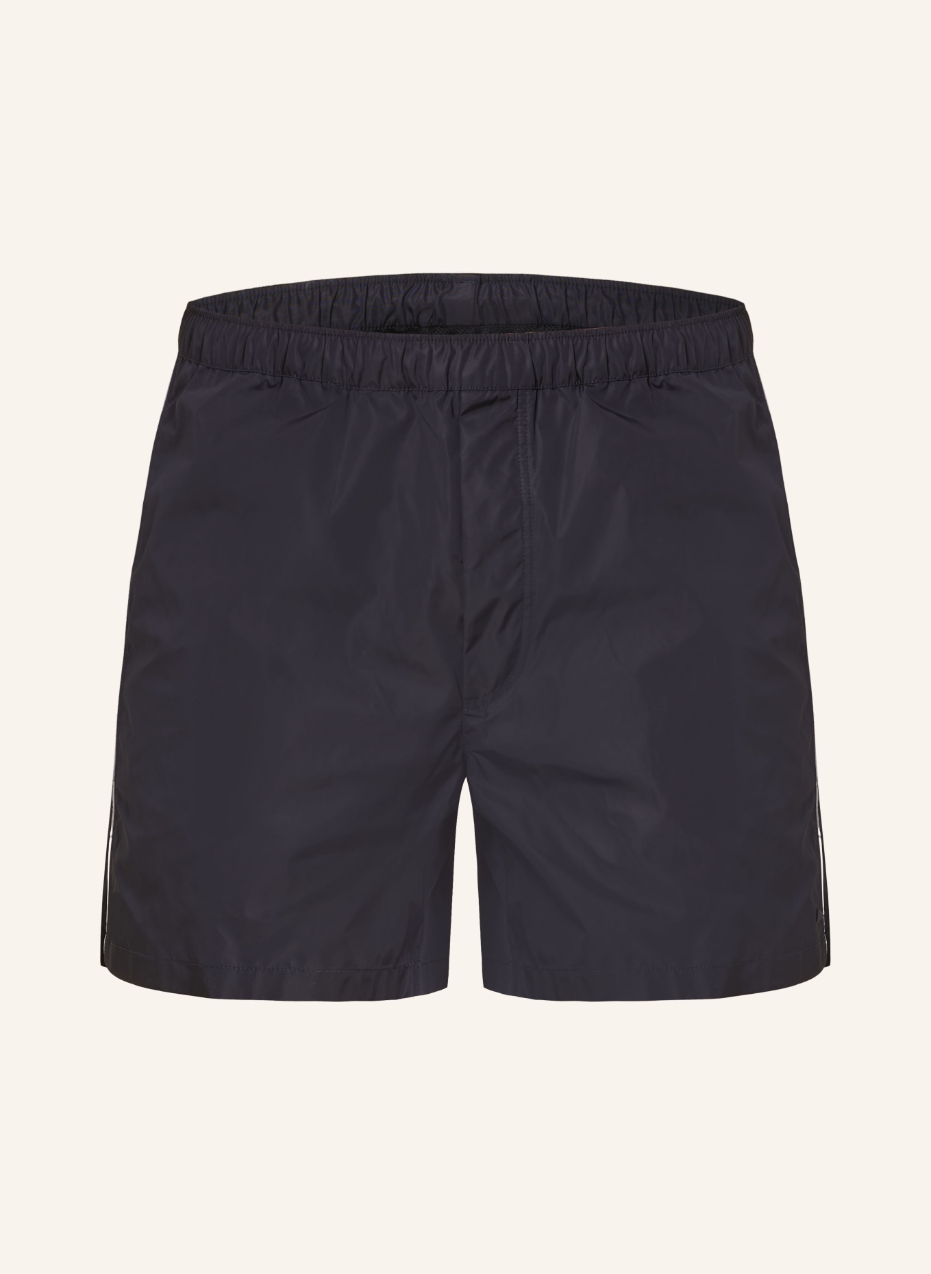 VALENTINO Swim shorts with rivet, Color: DARK BLUE (Image 1)