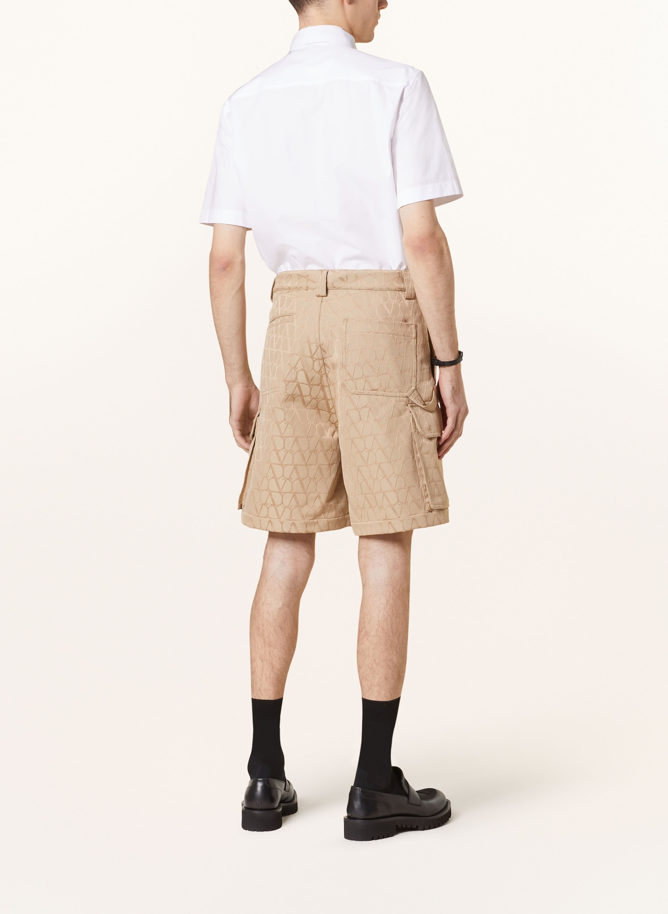 VALENTINO Cargo shorts, Color: BEIGE (Image 3)