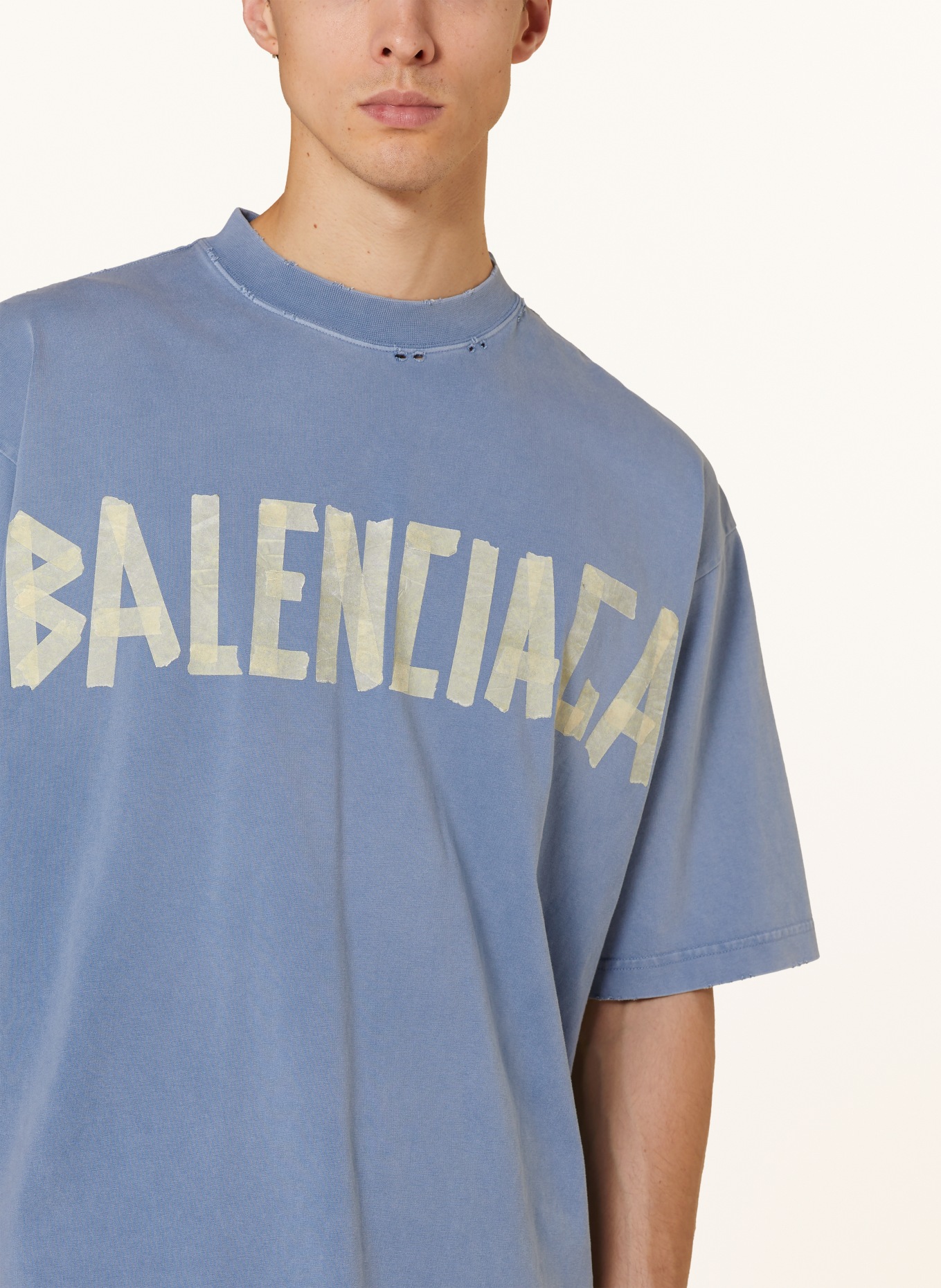 BALENCIAGA T-Shirt, Farbe: HELLBLAU (Bild 4)