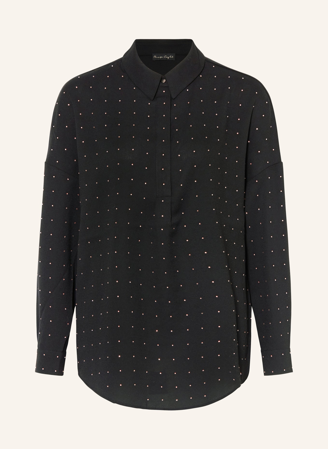 Phase Eight Shirt blouse ELOWEN with decorative gems, Color: BLACK (Image 1)