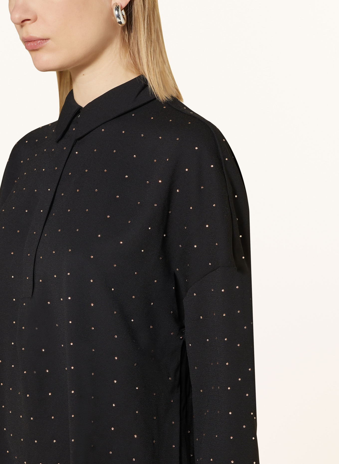 Phase Eight Shirt blouse ELOWEN with decorative gems, Color: BLACK (Image 4)